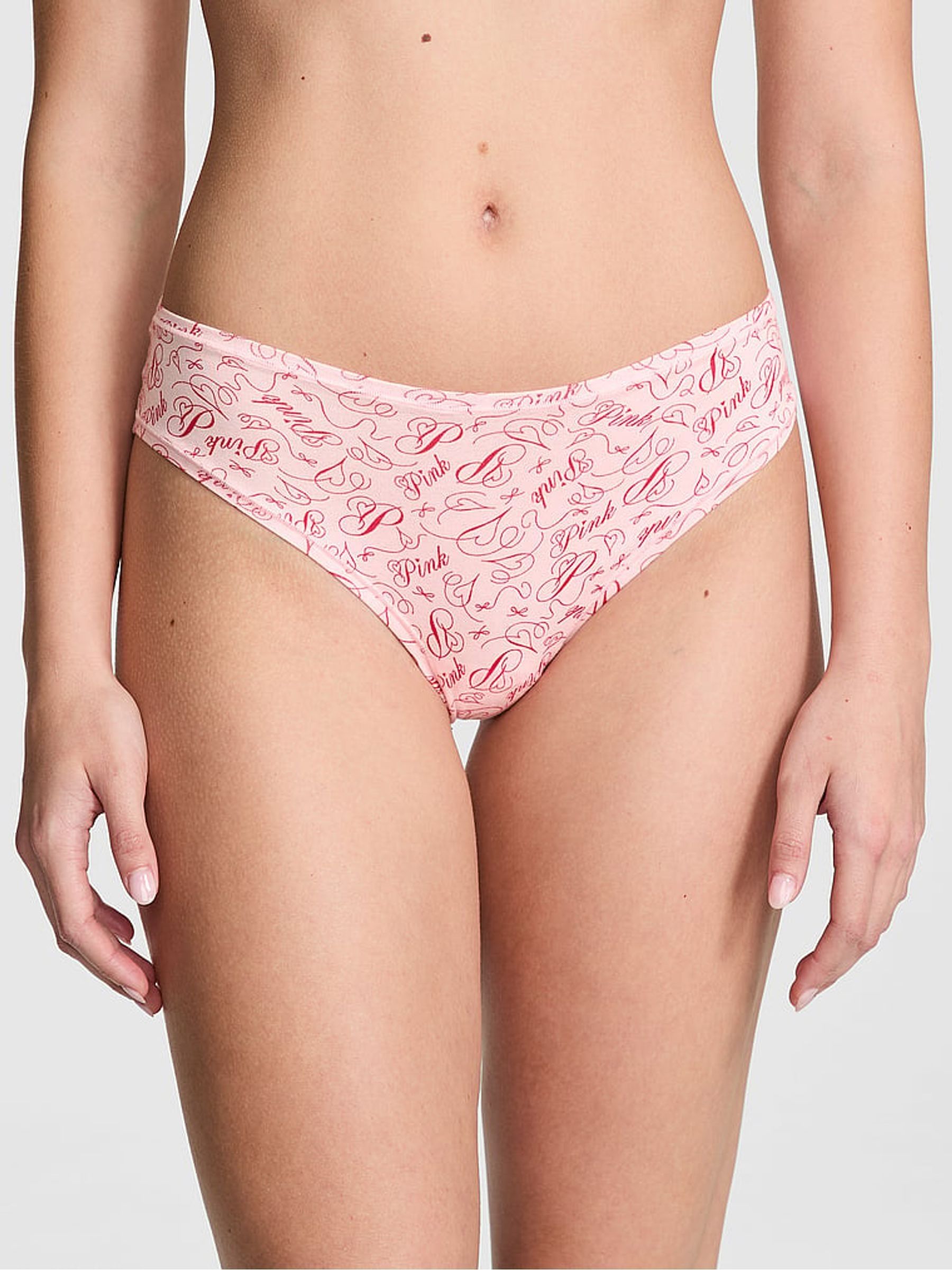 Angel Pink Cheeky Cotton Knickers - Image 1 of 2