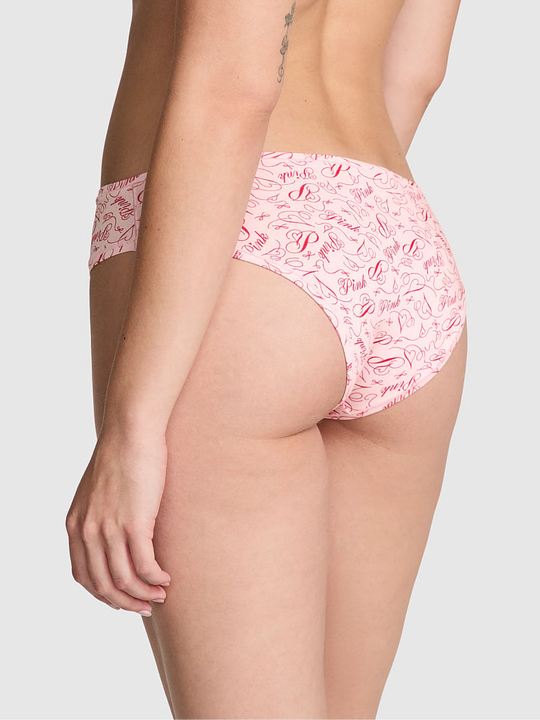 Angel Pink Cheeky Cotton Knickers - Image 2 of 2