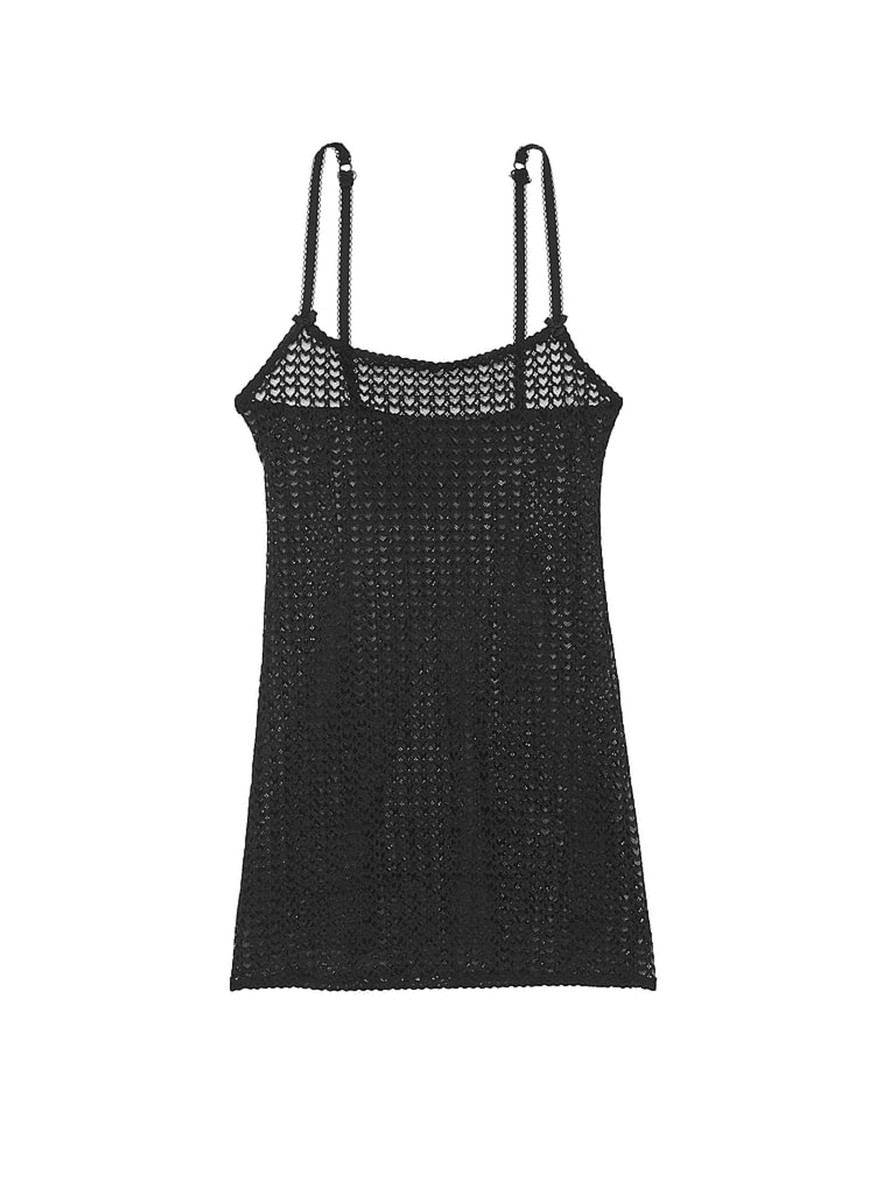 Black Heart Lace Slip Dress - Image 3 of 3