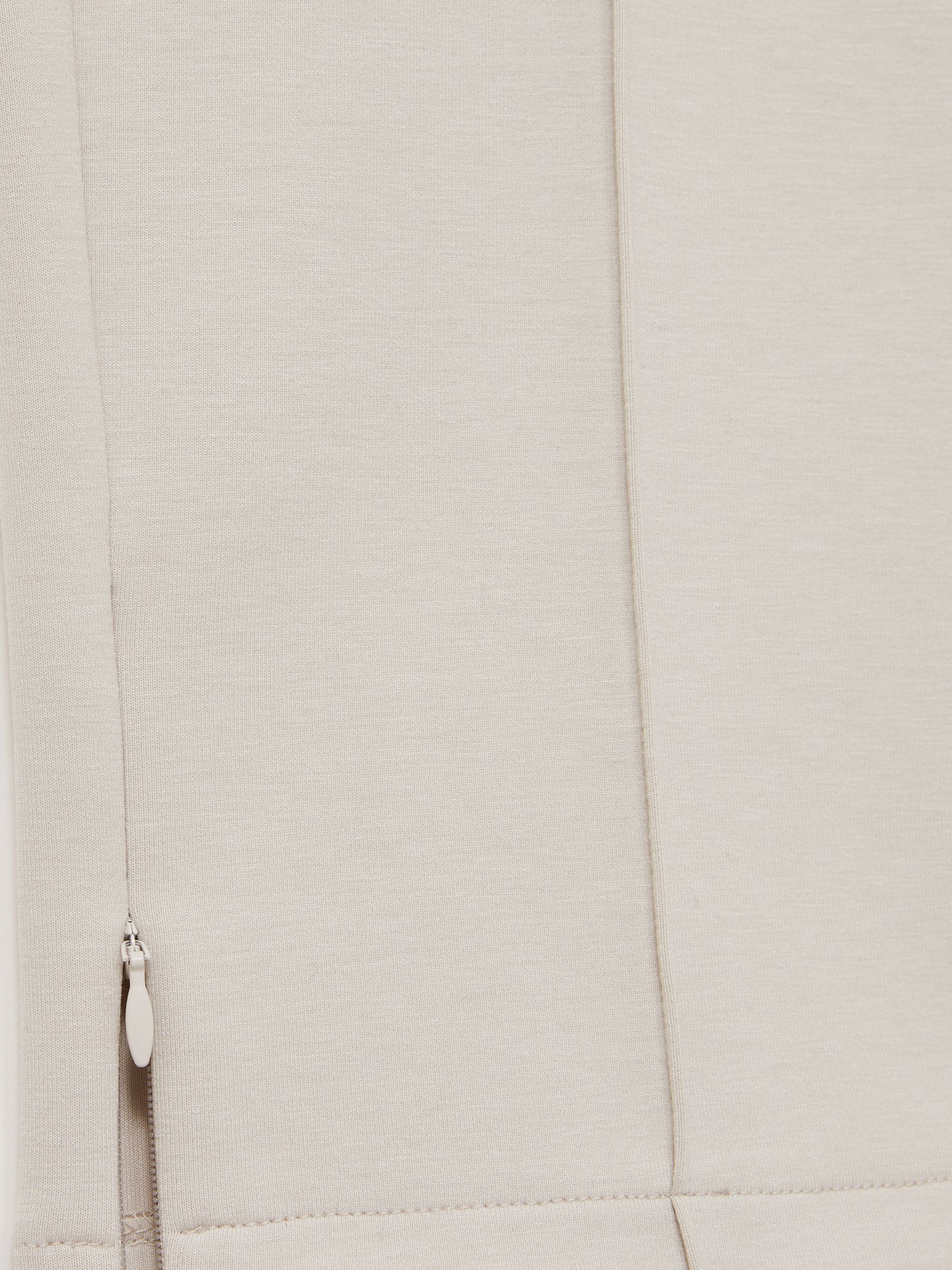 Interlock Drawstring Straight-Leg Trousers in Off White - Image 7 of 7