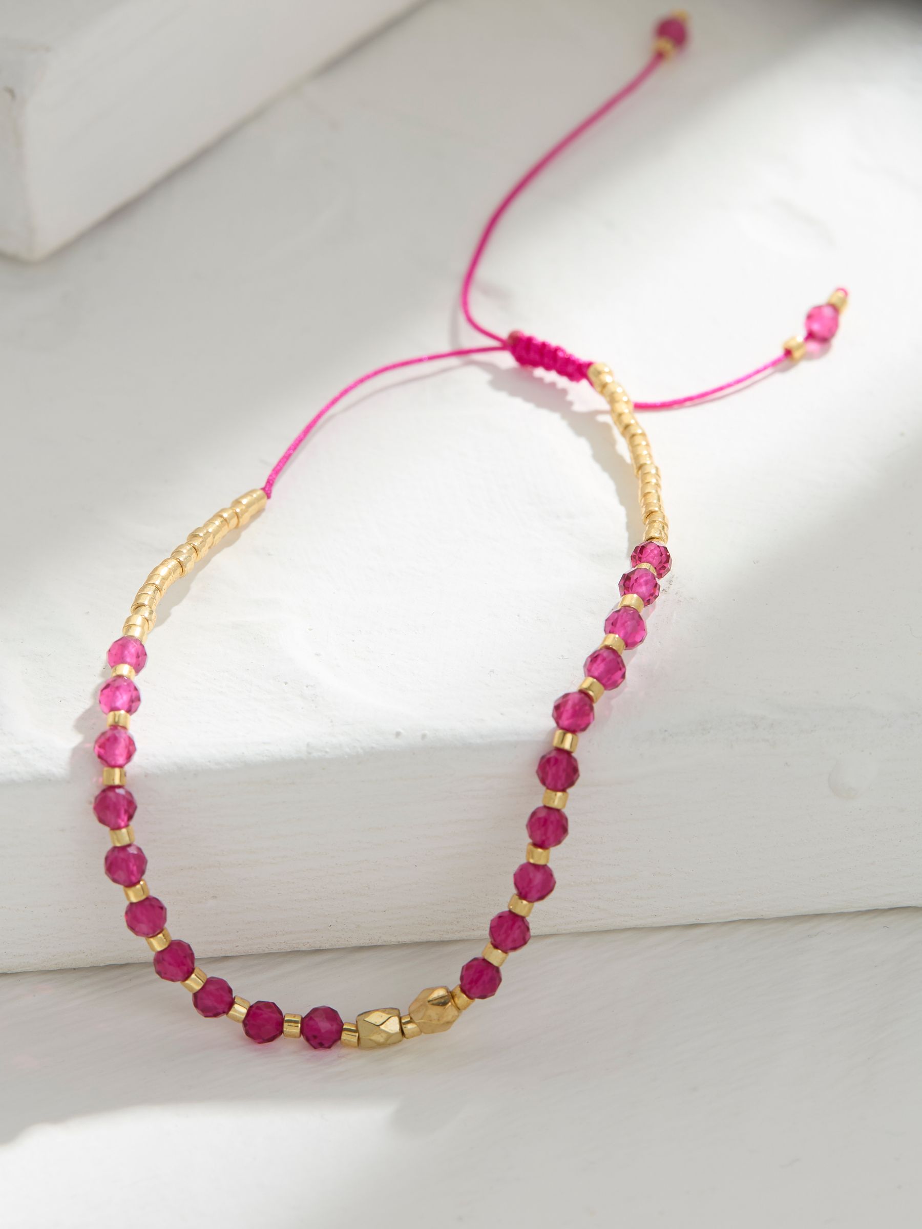 Pink Bead Bracelet - Image 2 of 2