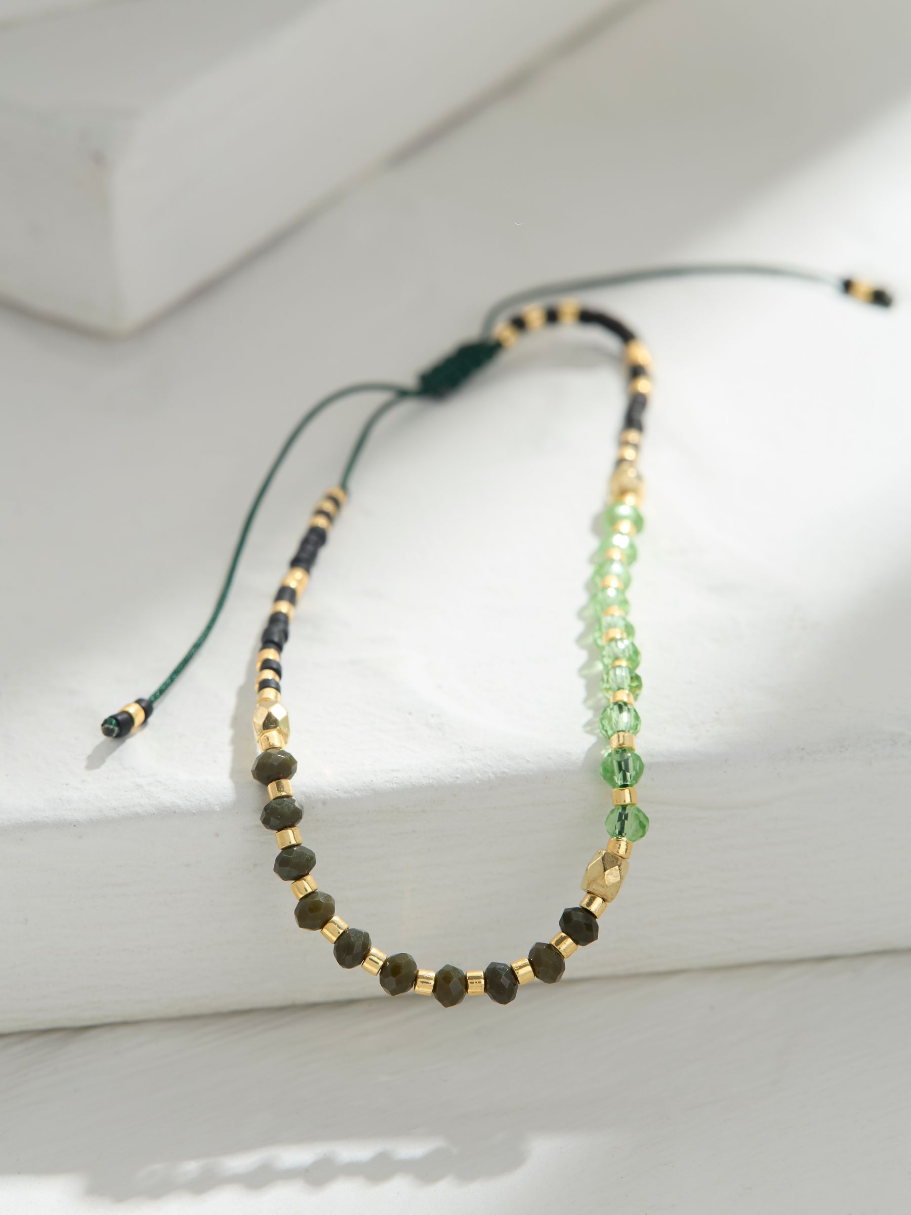 Green Bead Bracelet - Image 2 of 2