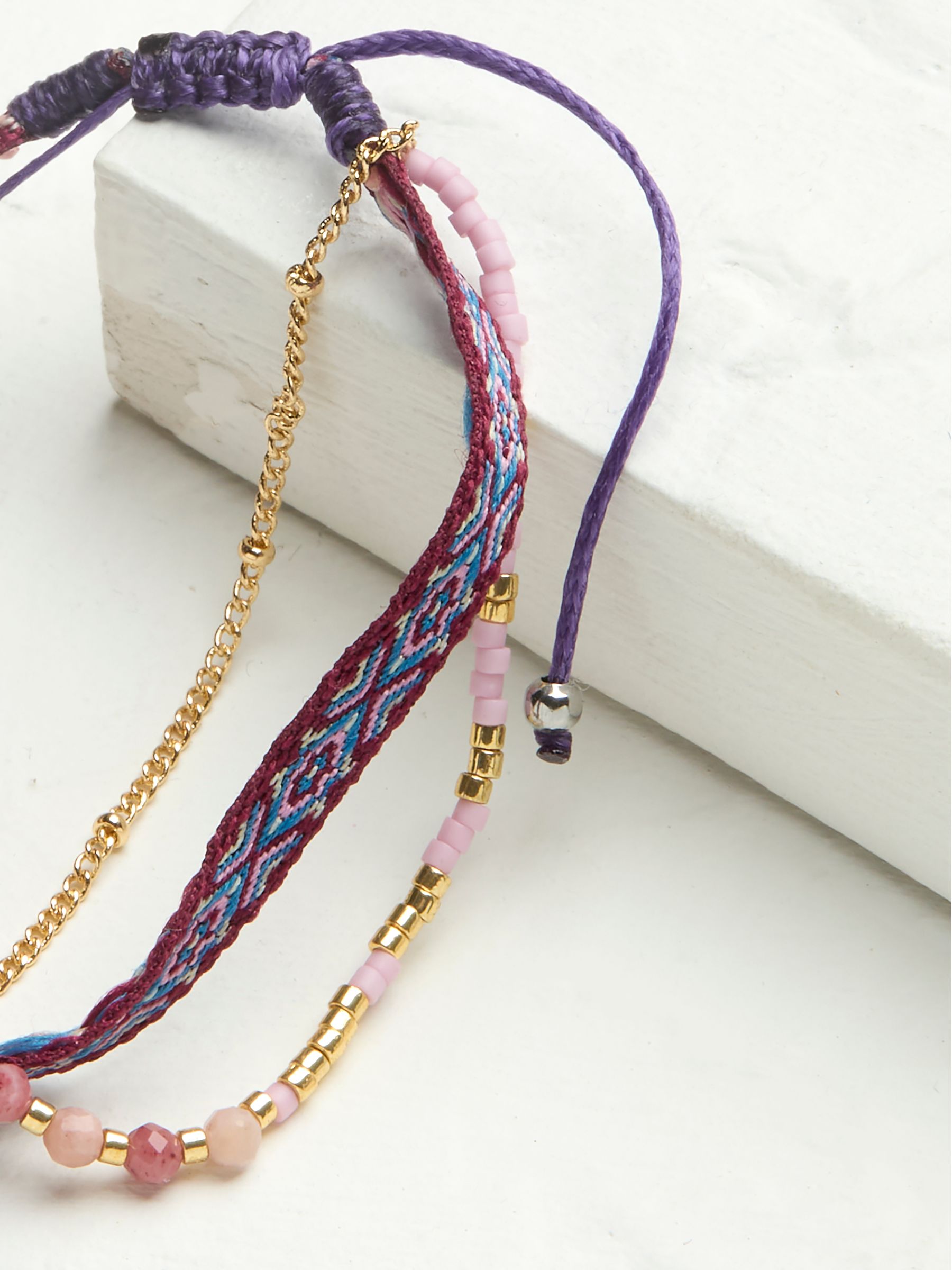 Purple Woven Bracelet - Image 2 of 2