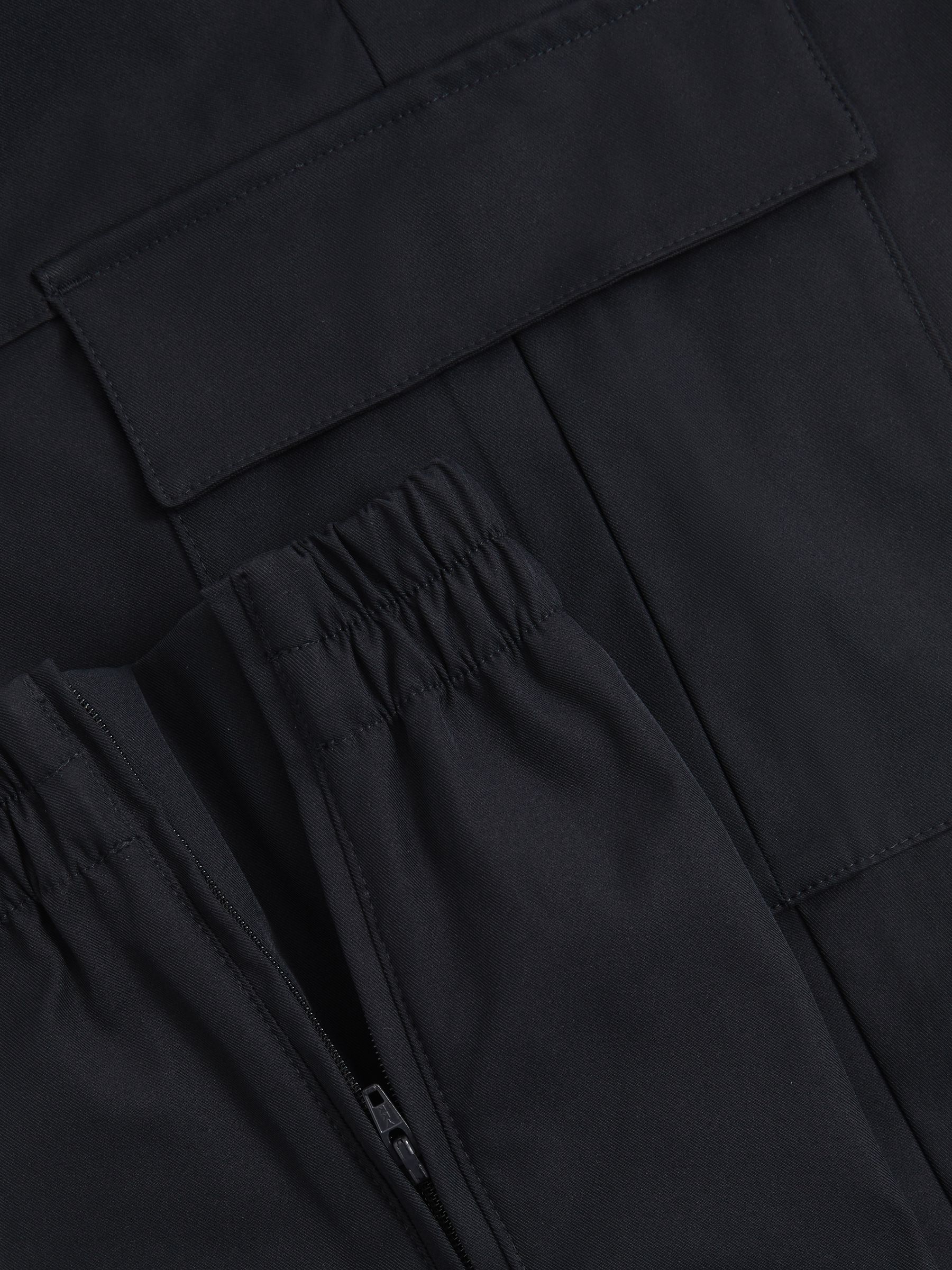 Technical Cargo Drawstring Trousers in Navy - Image 6 of 6