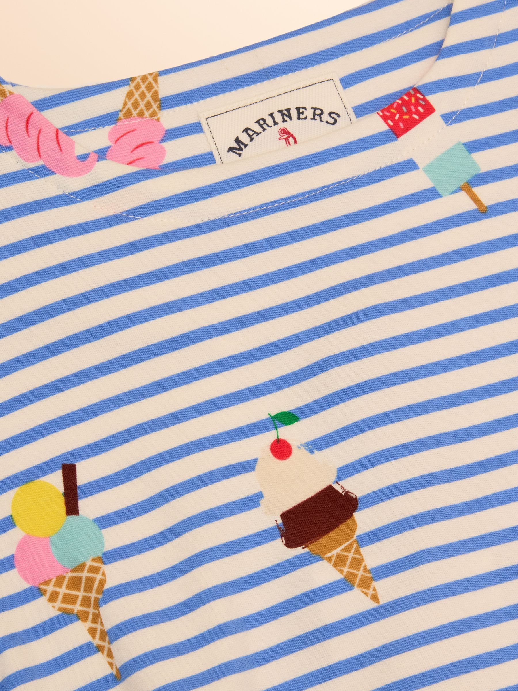 Girls' Harbour Blue Dress and Legging Set - Image 3 of 5