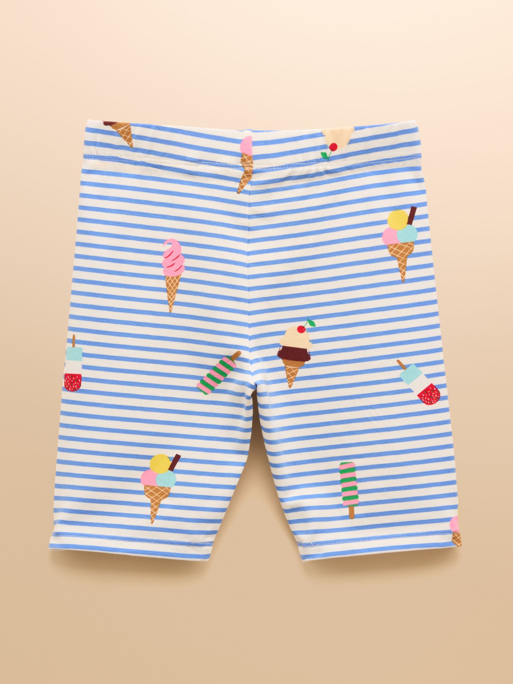 Cartwheel Blue/Pink Pack Of Two Cotton Stretch Cycling Shorts - Image 9 of 11