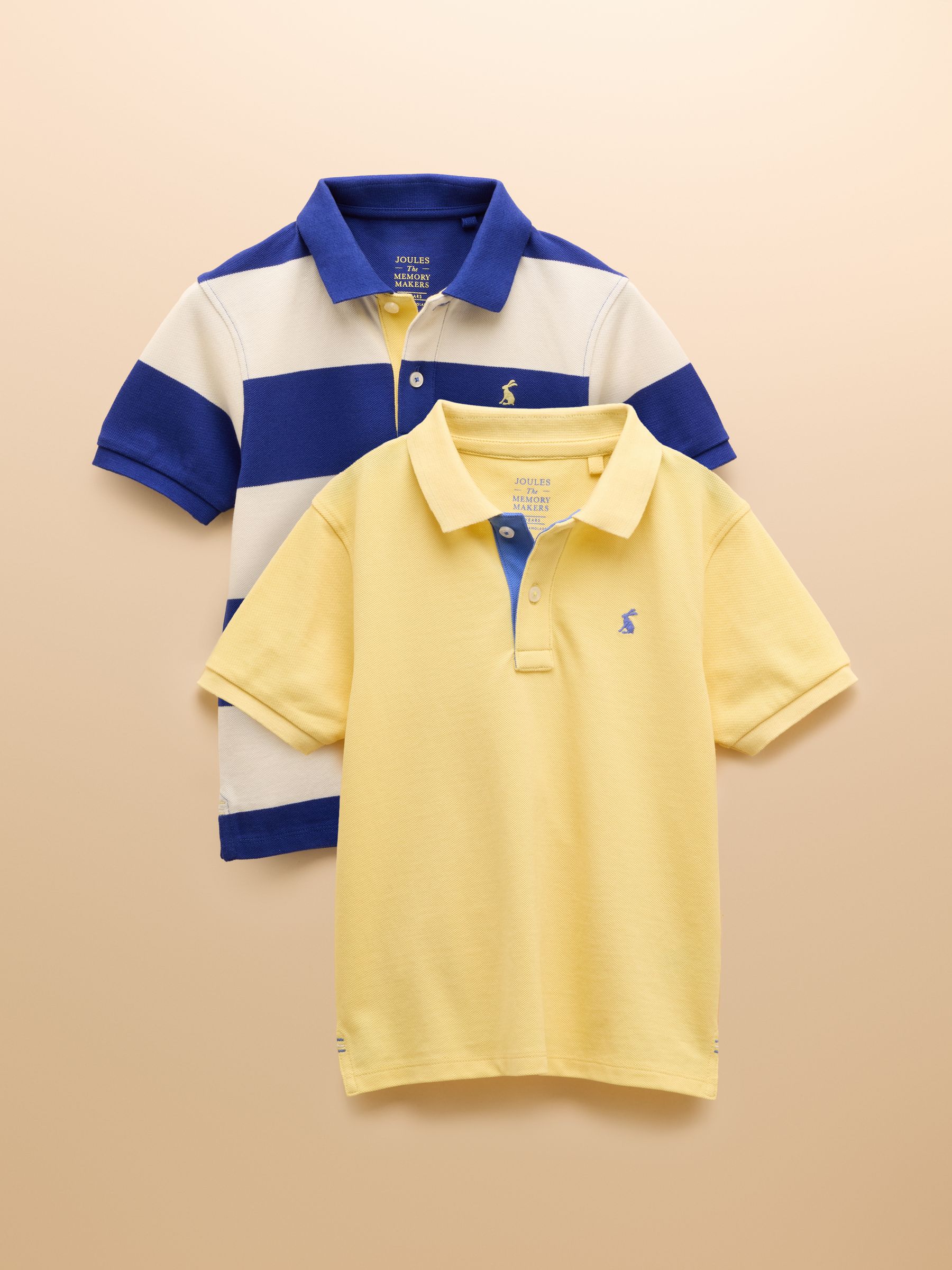 Woody Multi Yellow Polo Shirt Multipack - Image 1 of 9