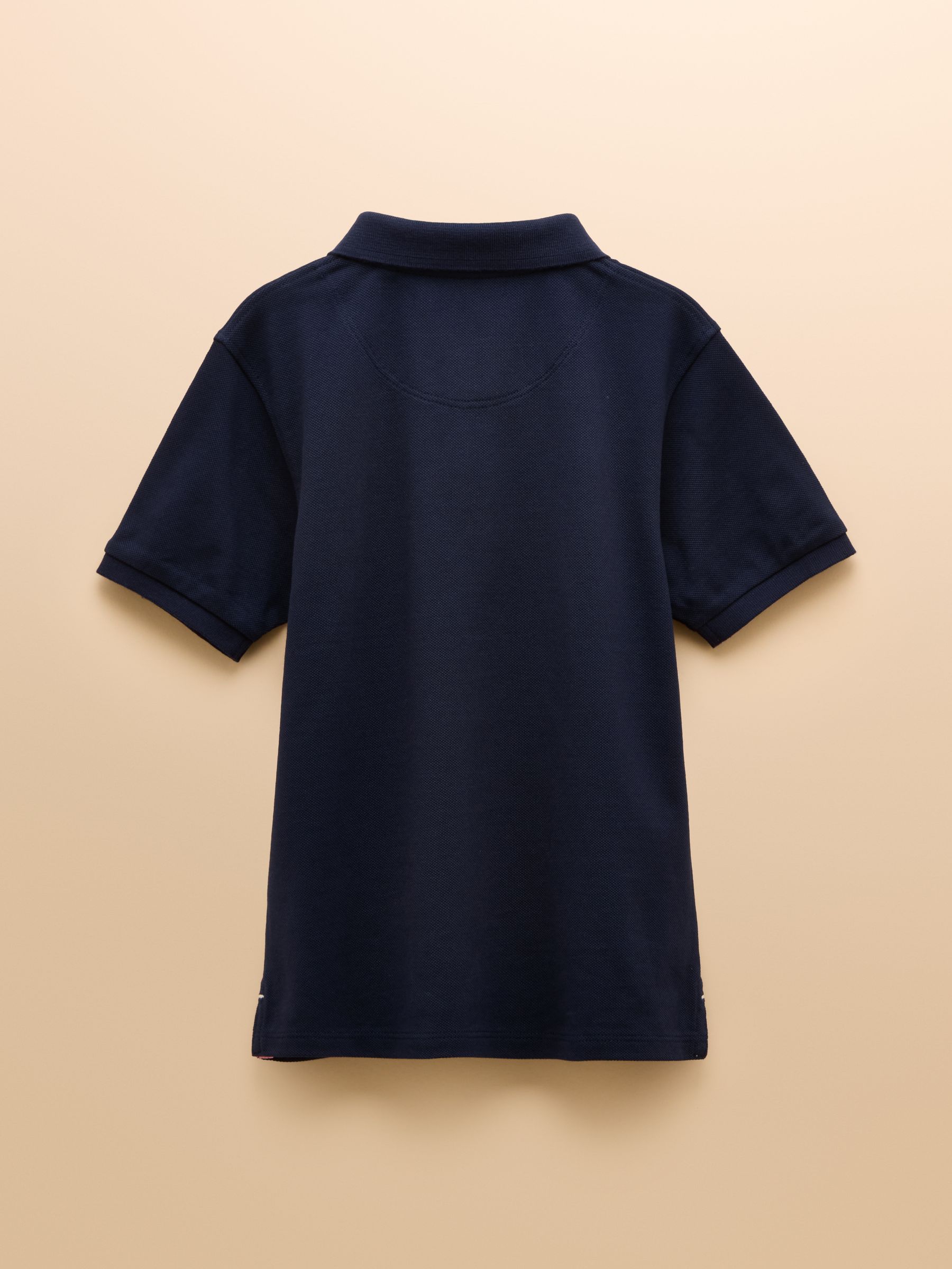 Woody Navy Cotton Pique Polo Shirt - Image 3 of 7