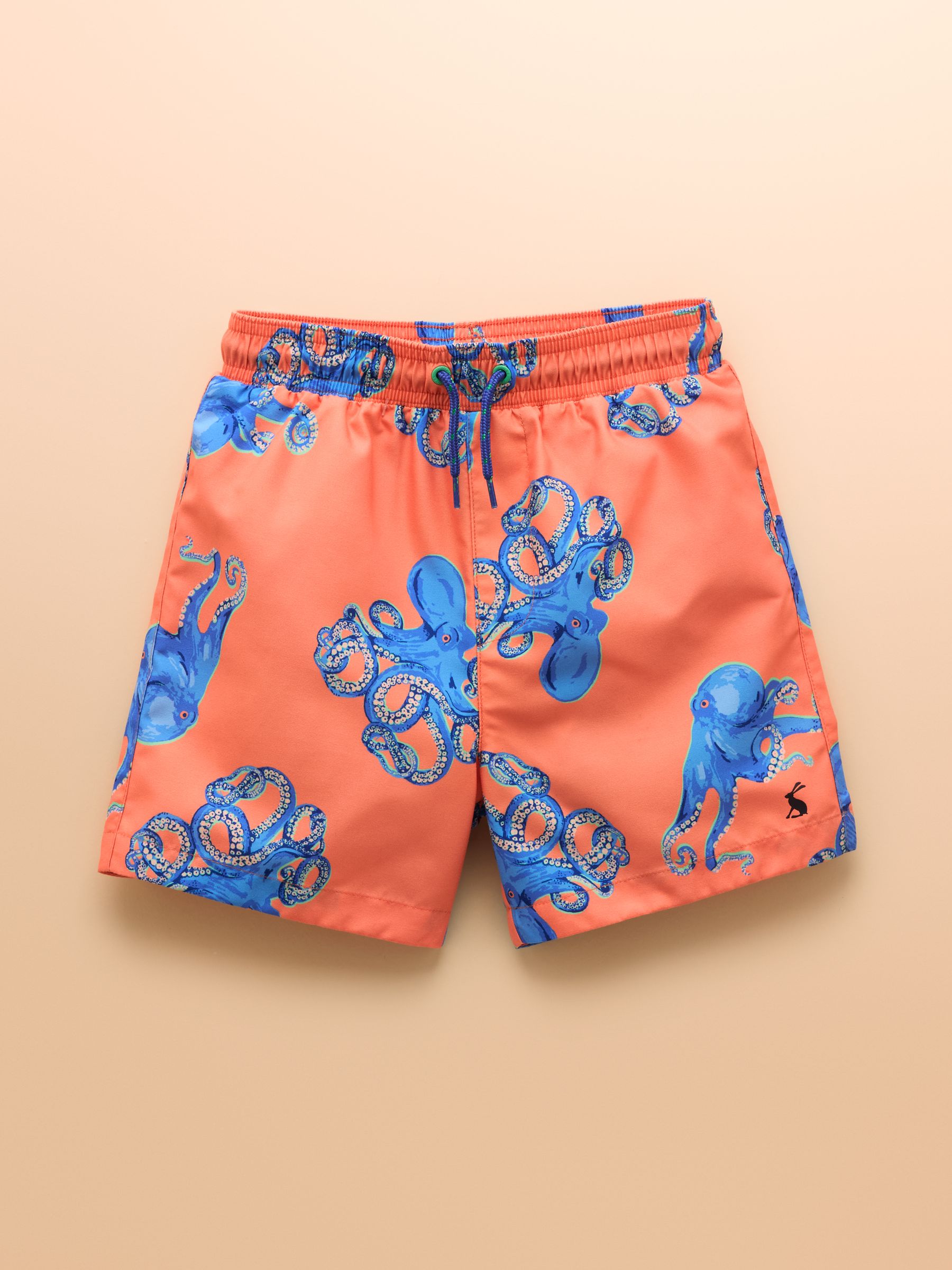 Ocean Orange Printed Swim Shorts - Image 3 of 6