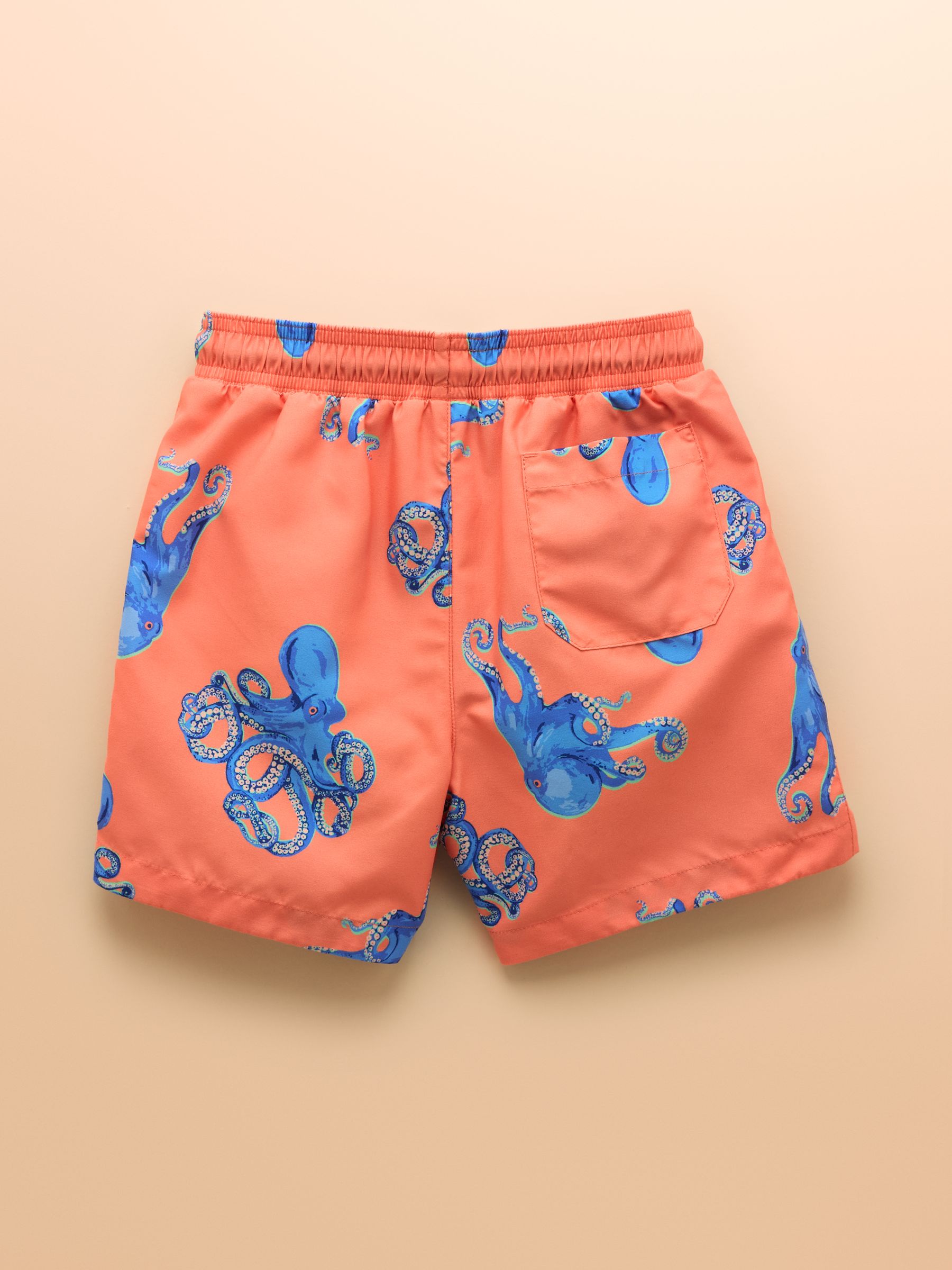 Ocean Orange Printed Swim Shorts - Image 4 of 6