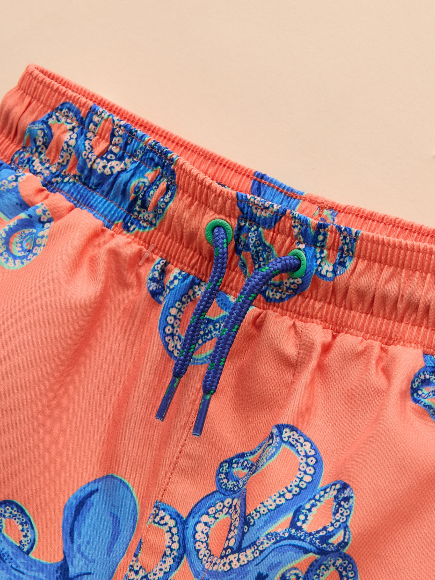 Ocean Orange Printed Swim Shorts - Image 6 of 6