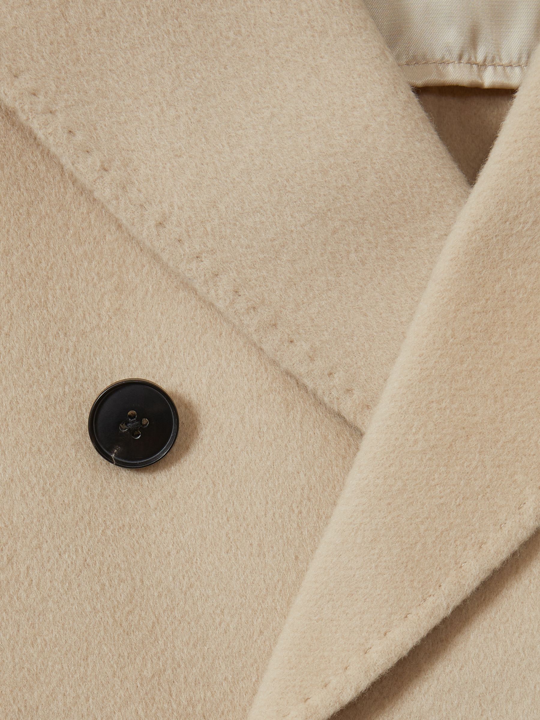 Atelier Wool-Cashmere Double-Breasted Coat in Camel - Image 6 of 6