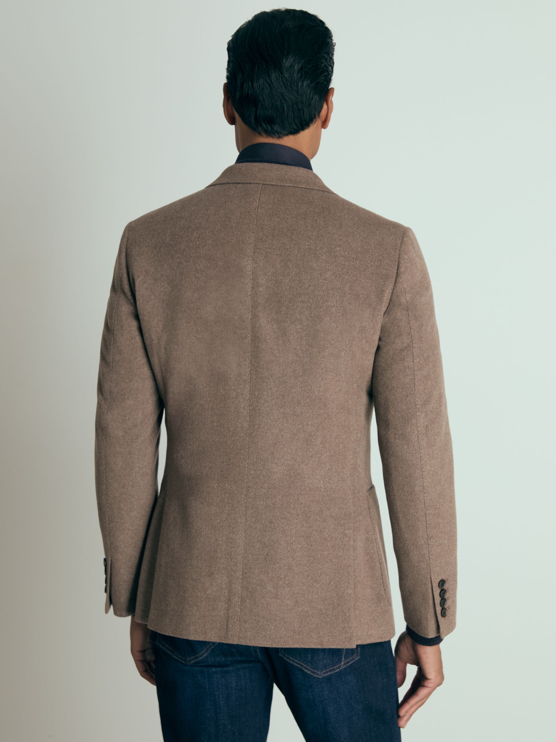 Atelier SIngle-Breasted Suit Jacket in Mocha Brown - Image 5 of 5