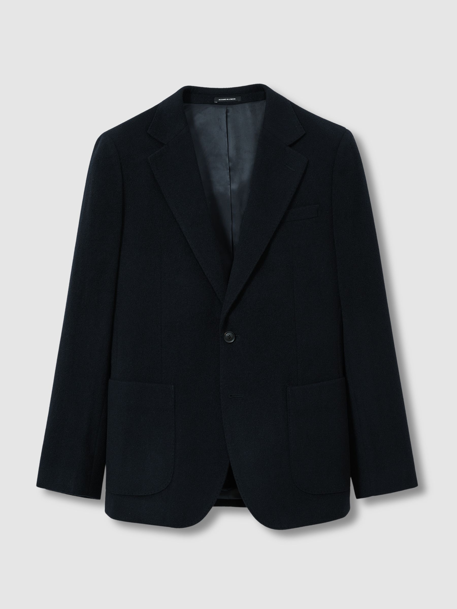 Atelier SIngle-Breasted Suit Jacket in Navy - Image 2 of 6