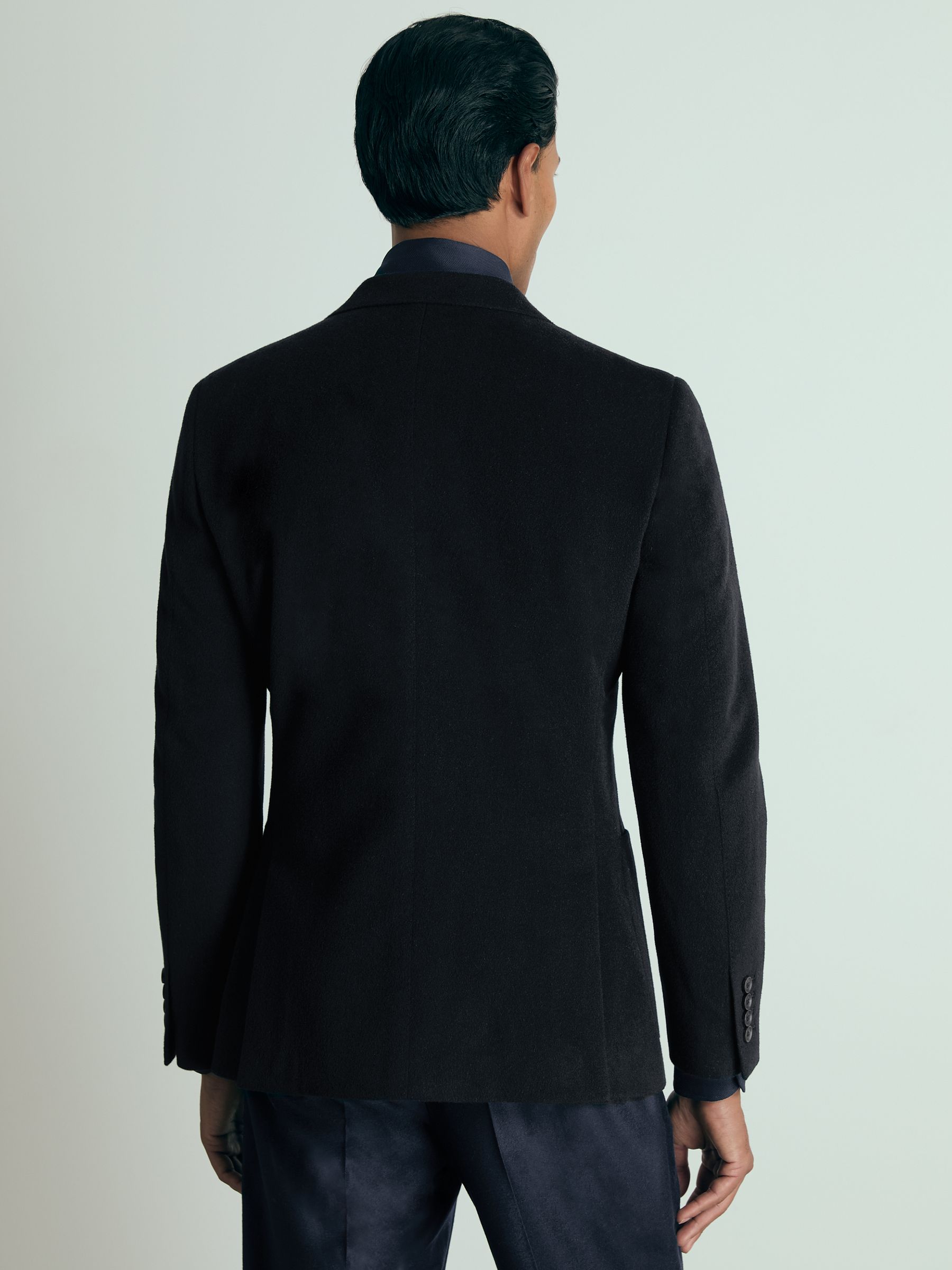 Atelier SIngle-Breasted Suit Jacket in Navy - Image 4 of 6