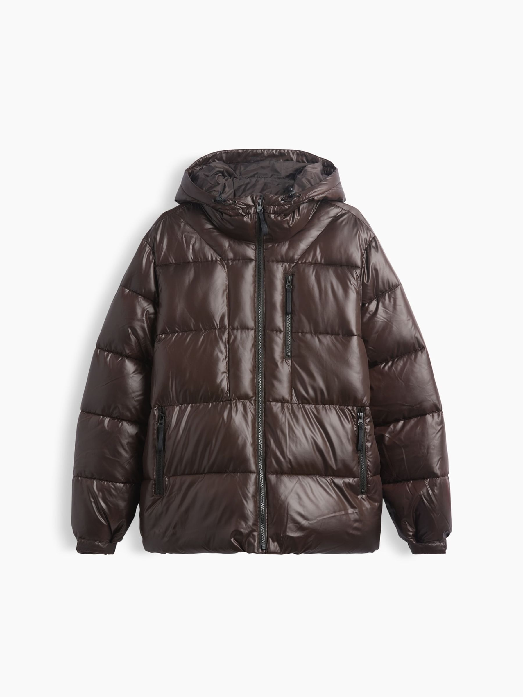 Brown Heavyweight Puffer Jacket - Image 5 of 5