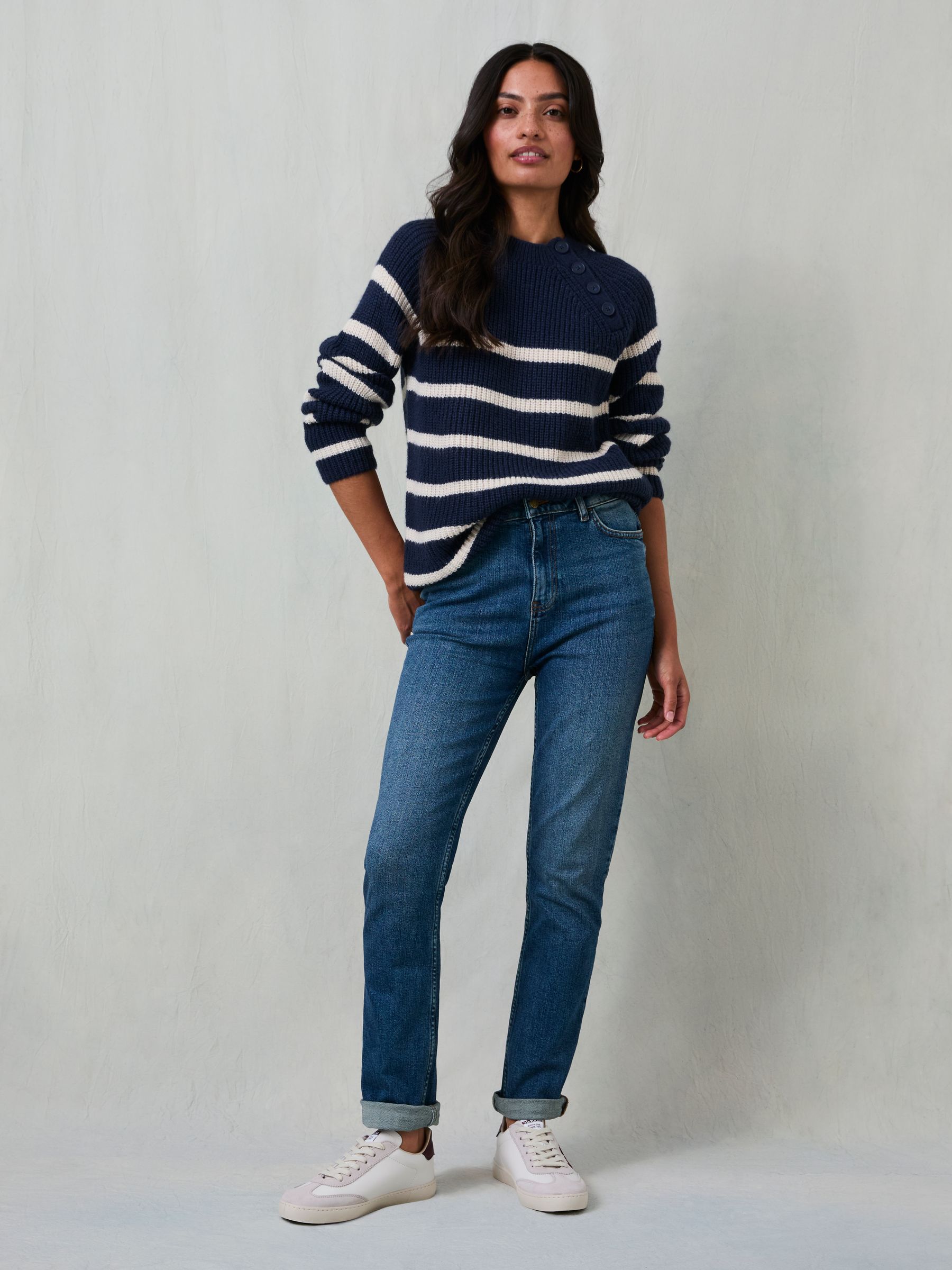 Chesham Dark Vintage Blue Girlfriend Jeans - Image 2 of 8
