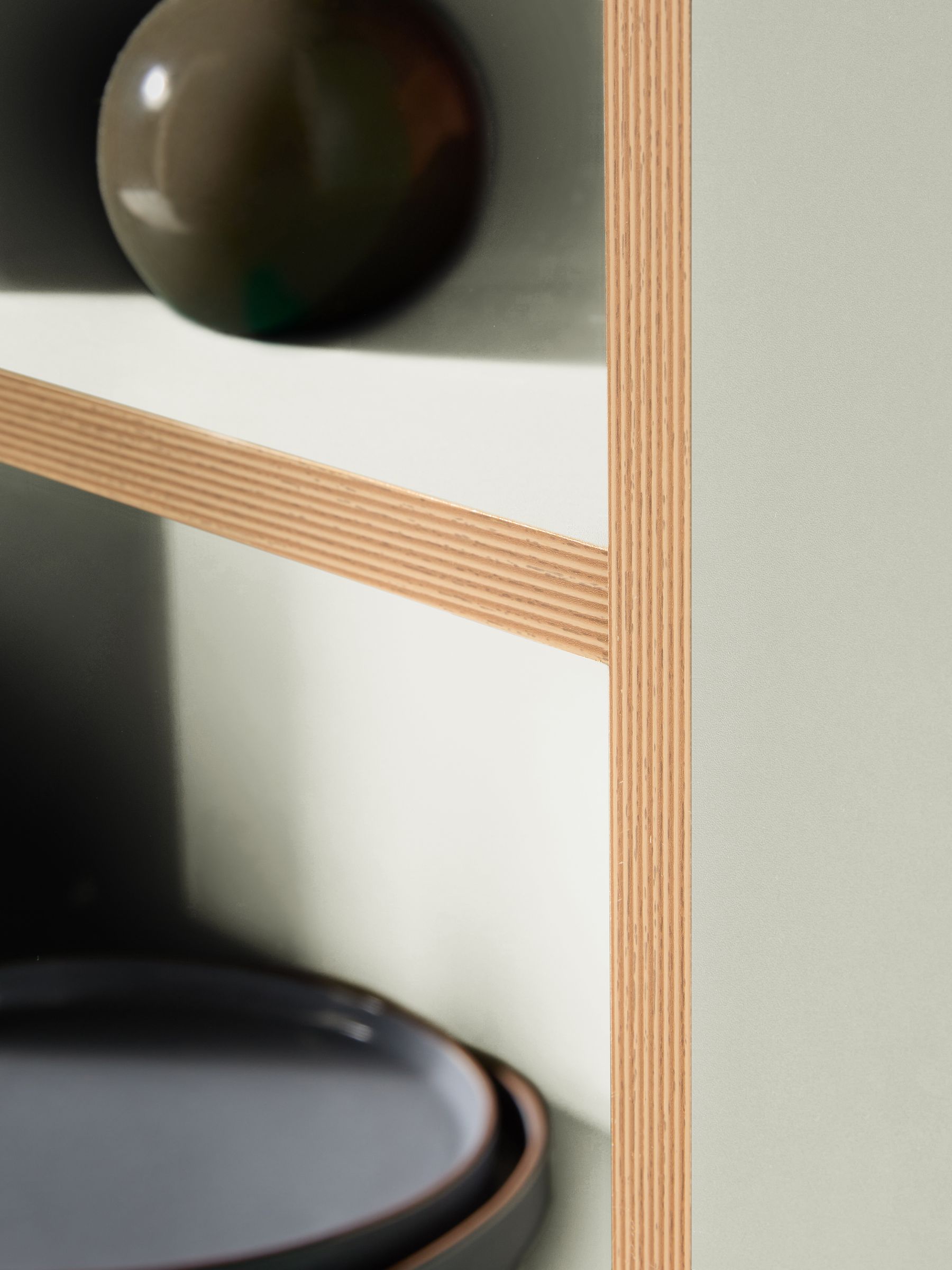 Zayla Wide Tall Shelving Unit in Grey - Image 2 of 4