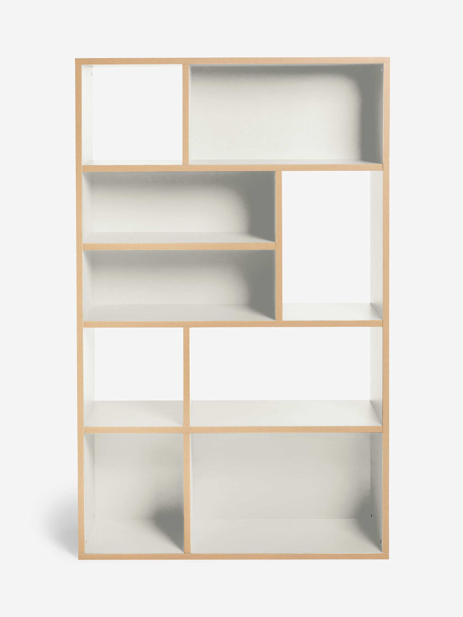 Zayla Wide Tall Shelving Unit in Grey - Image 4 of 4