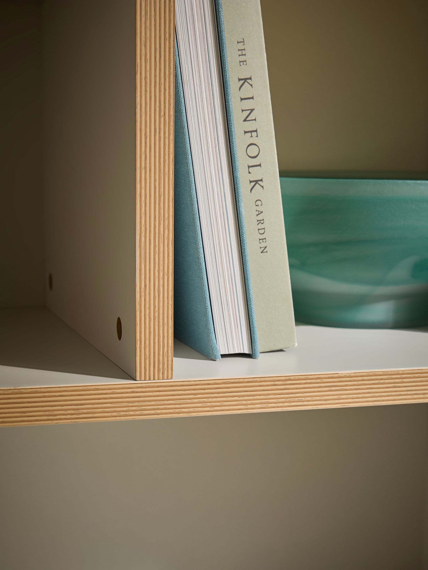 Zayla Low Tall Shelving Unit in Grey - Image 2 of 5