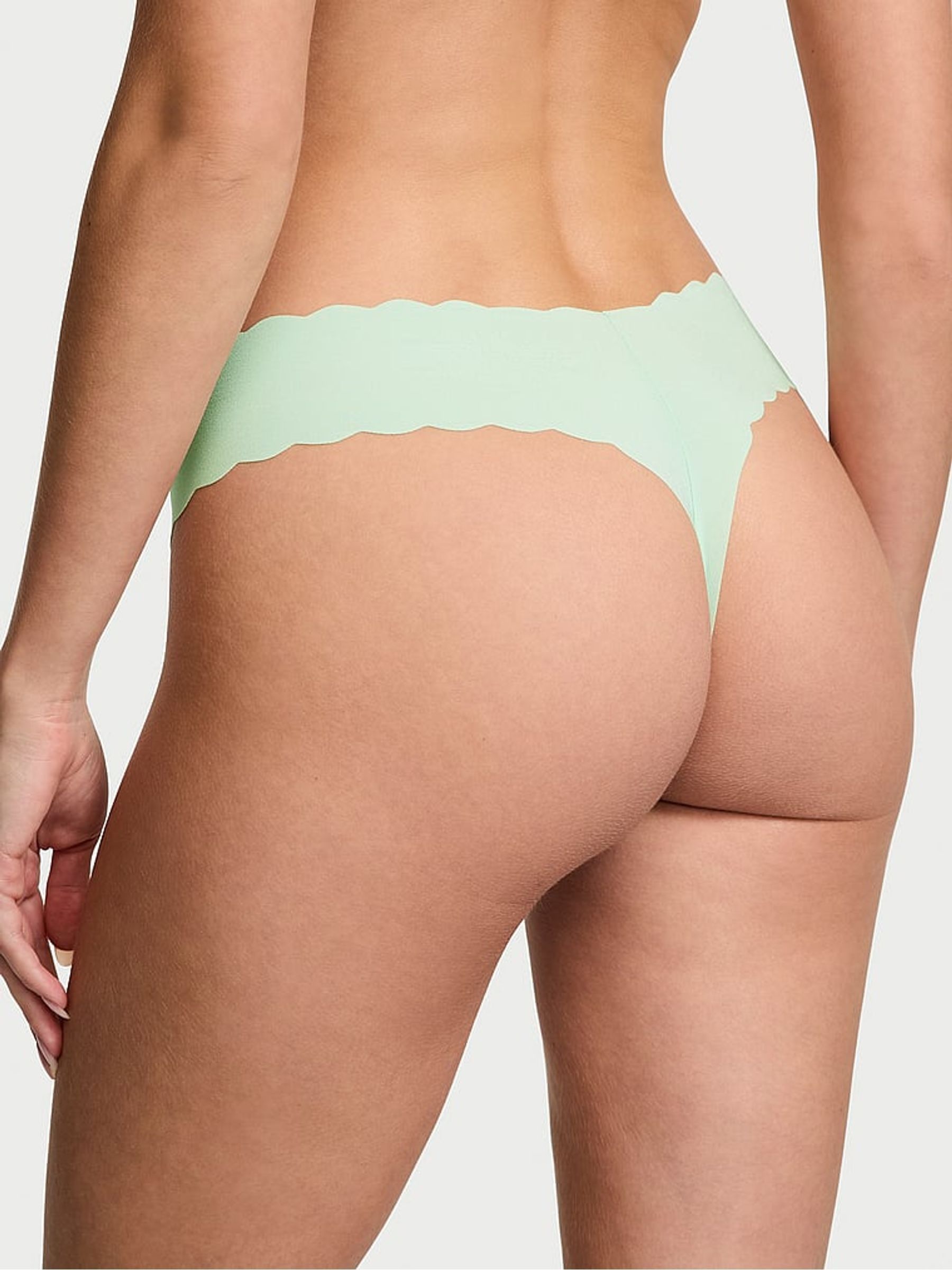 Pretty Mint Green Thong Knickers - Image 2 of 3