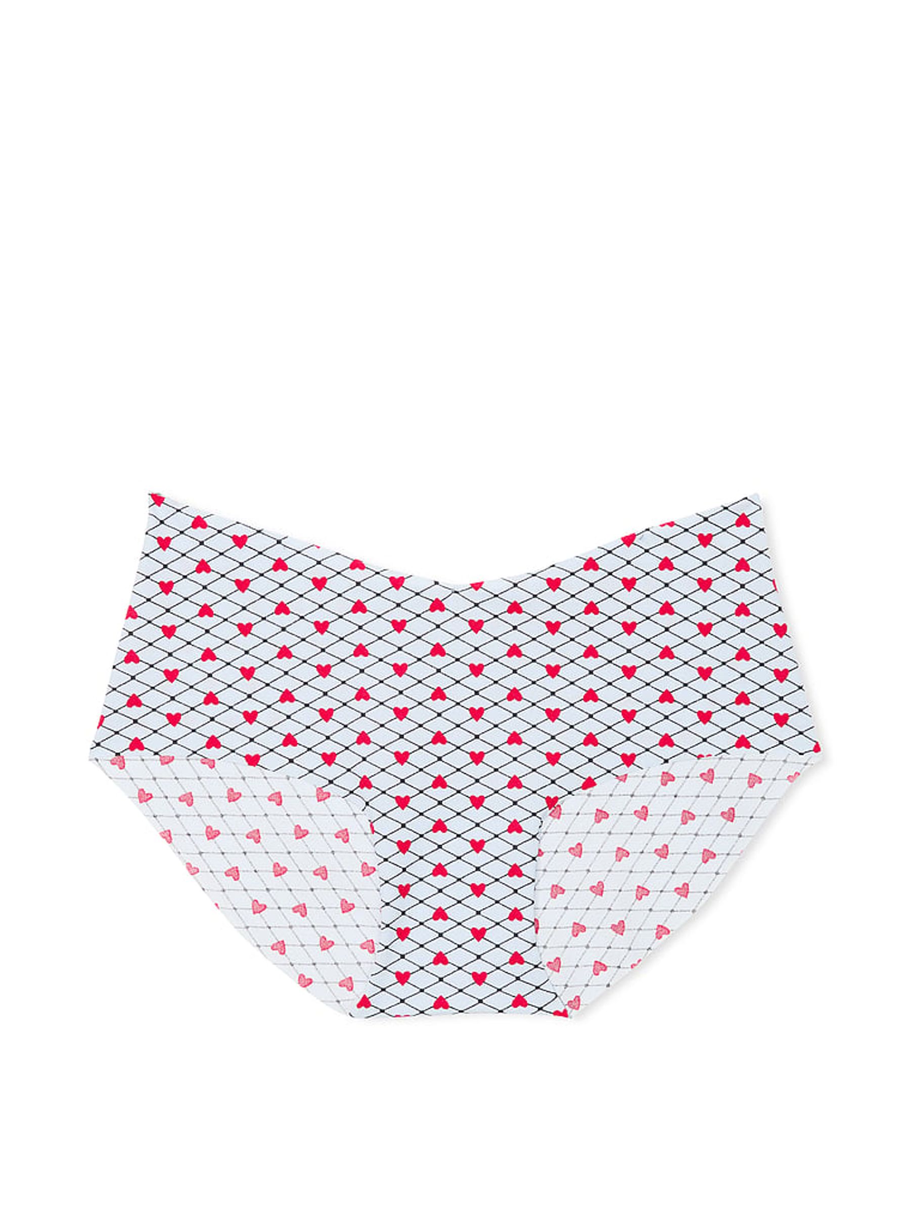 Light Blue Fishnet Heart Hipster Knickers - Image 3 of 3