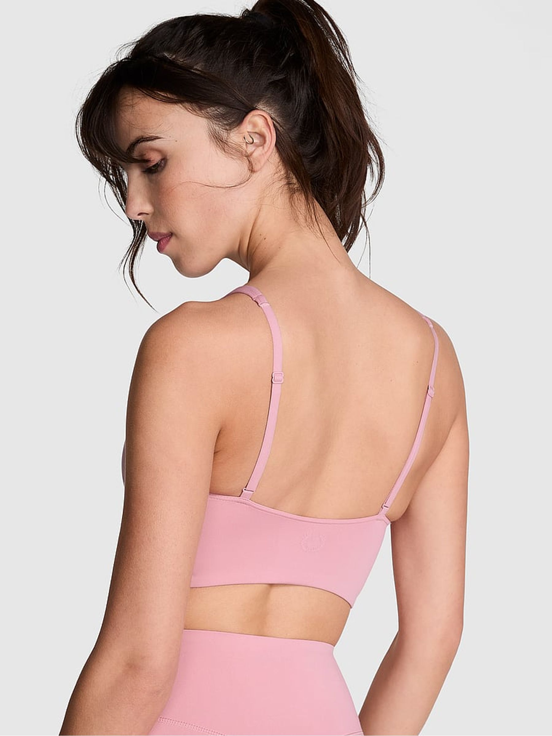 Cameo Pink Relay Cinched Plunge Bra - Image 2 of 2