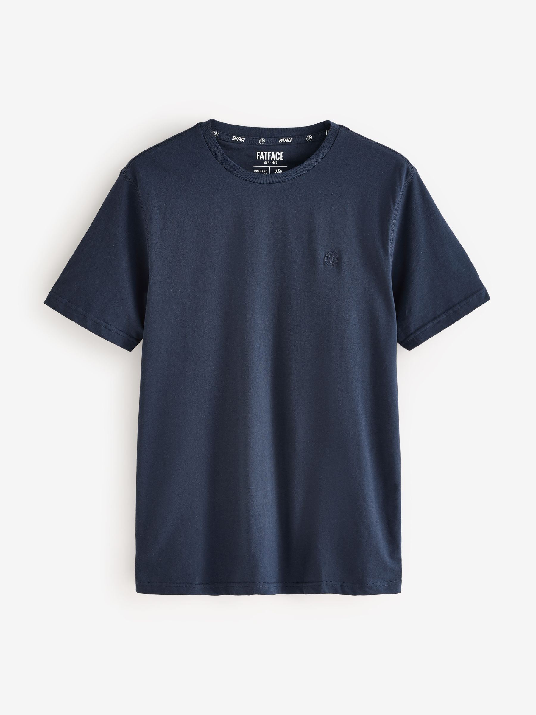 Navy Short Sleeve 100% Cotton T-Shirts 3 Pack - Image 4 of 4