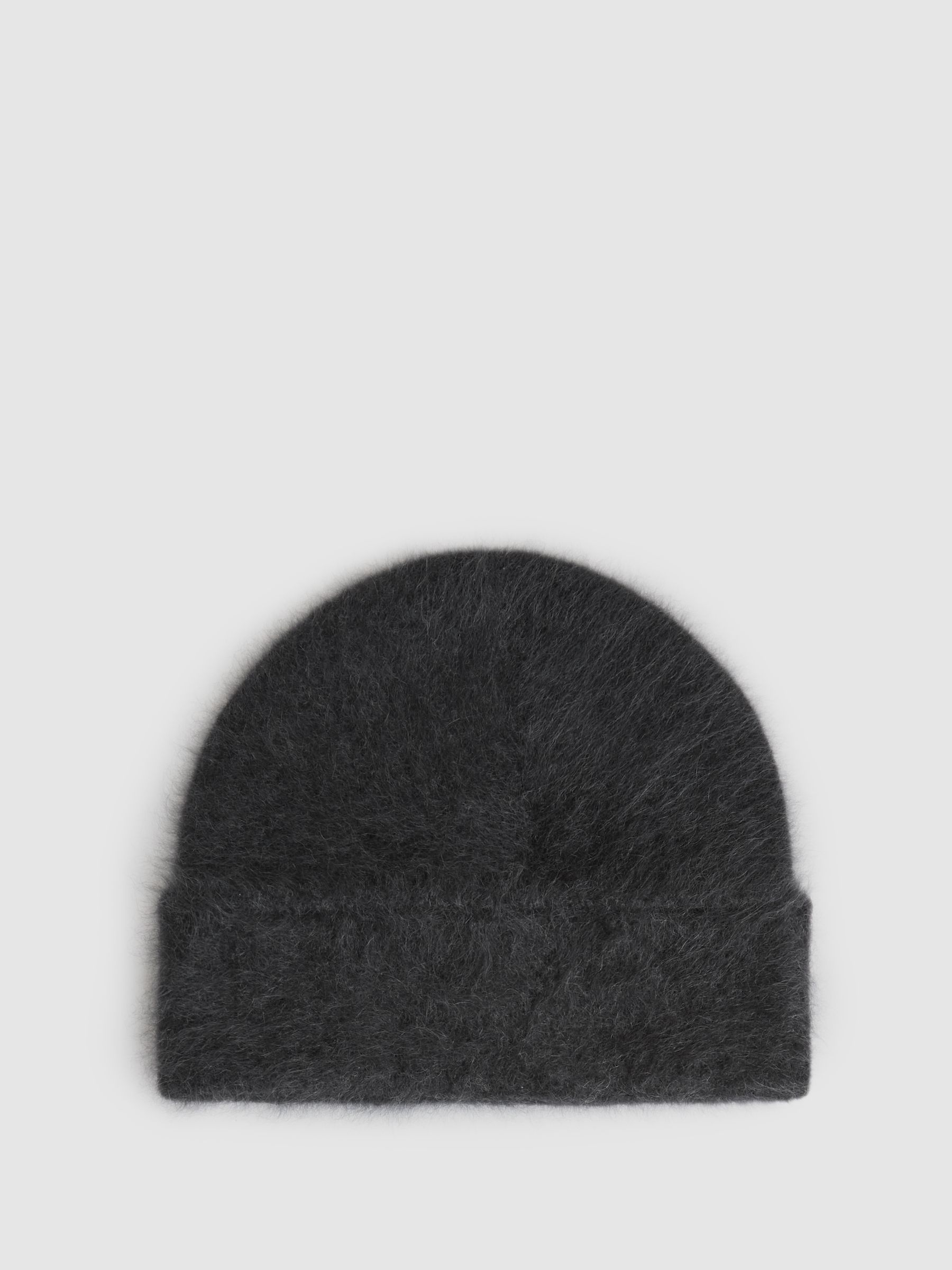 Cashmere Beanie in Charcoal - Image 1 of 4