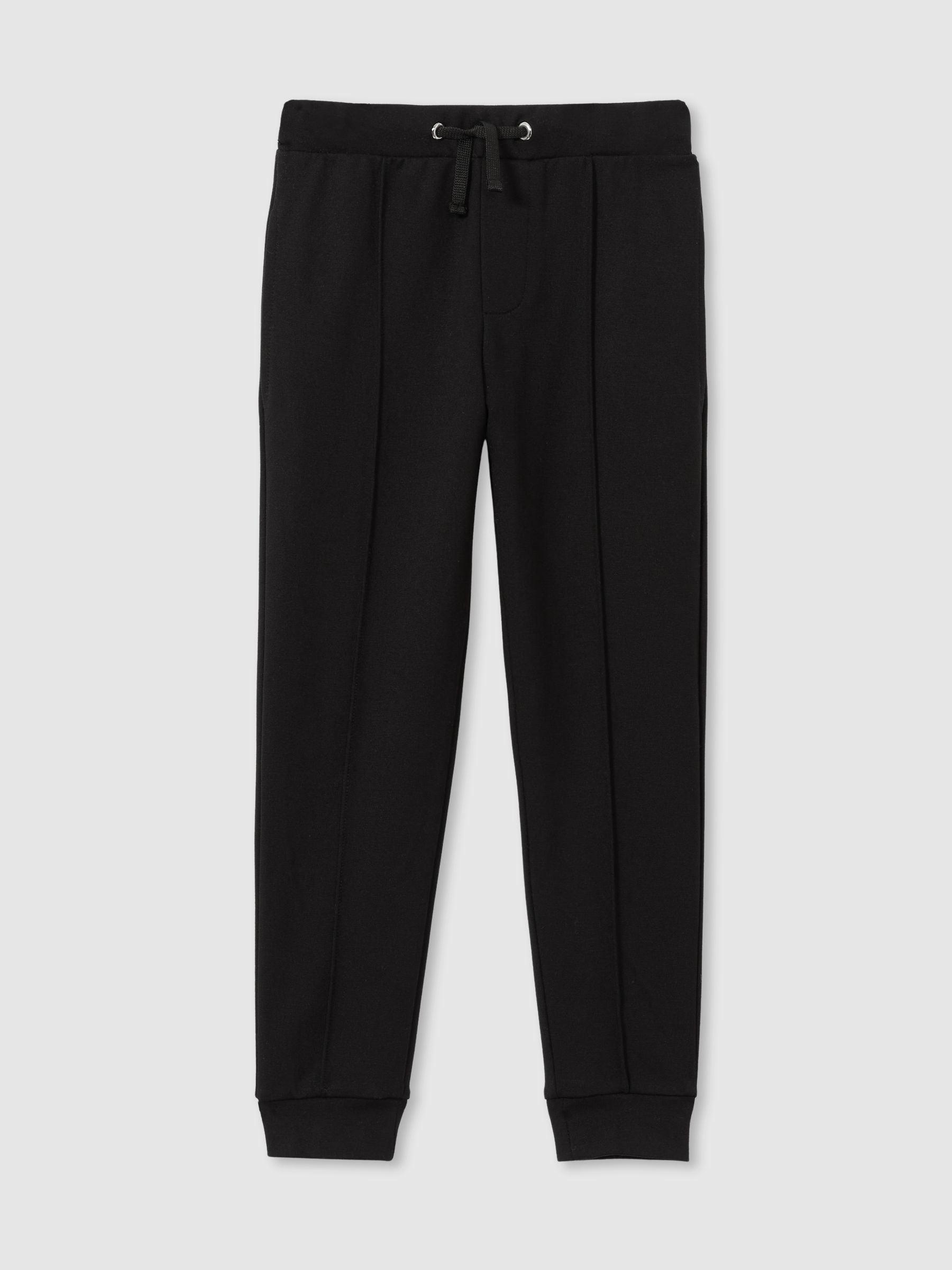 9-13 yrs Relaxed Drawstring Joggers in Black - Image 2 of 4