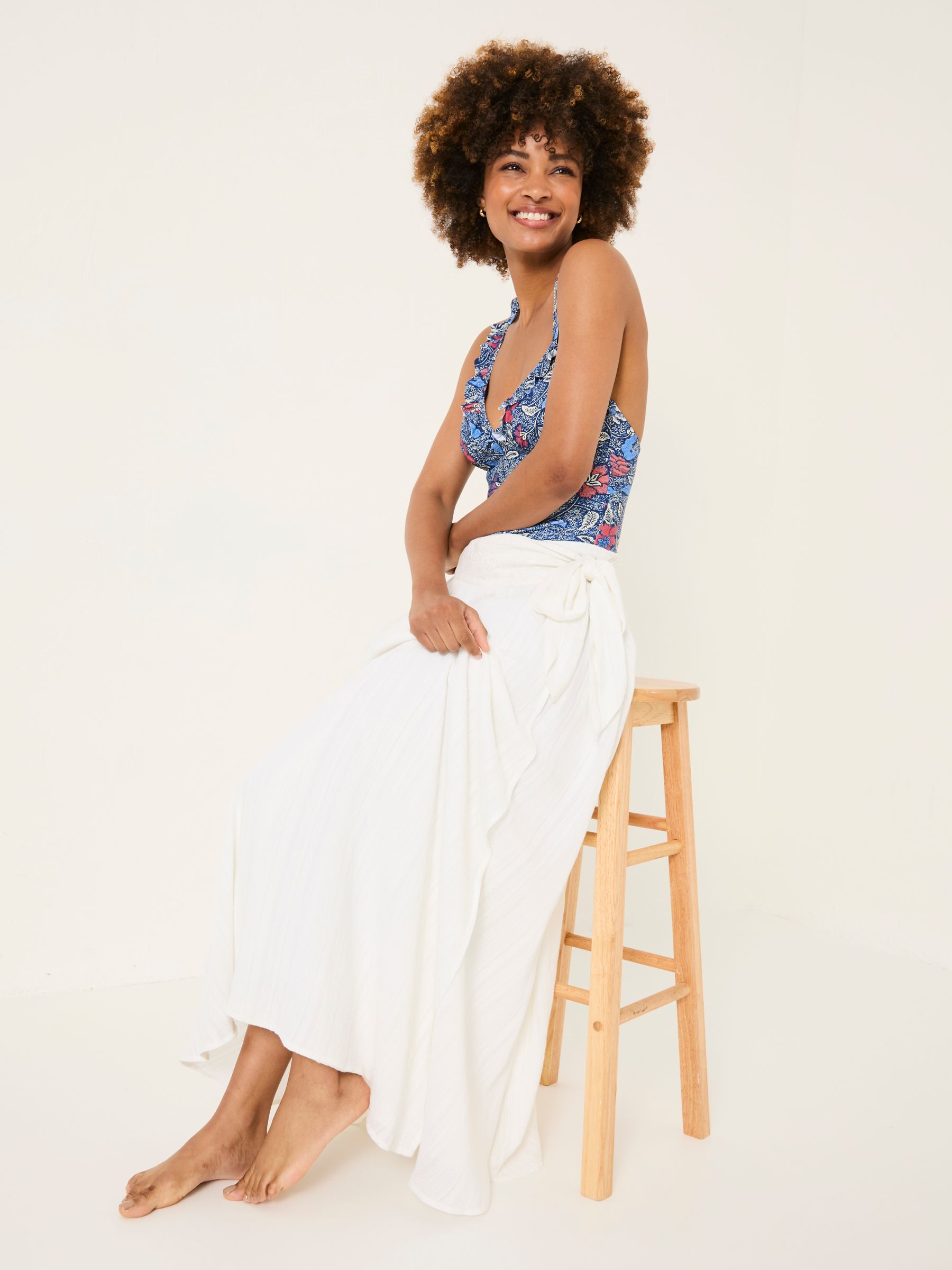 Ivory Beachwear Wrap Skirt - Image 3 of 7