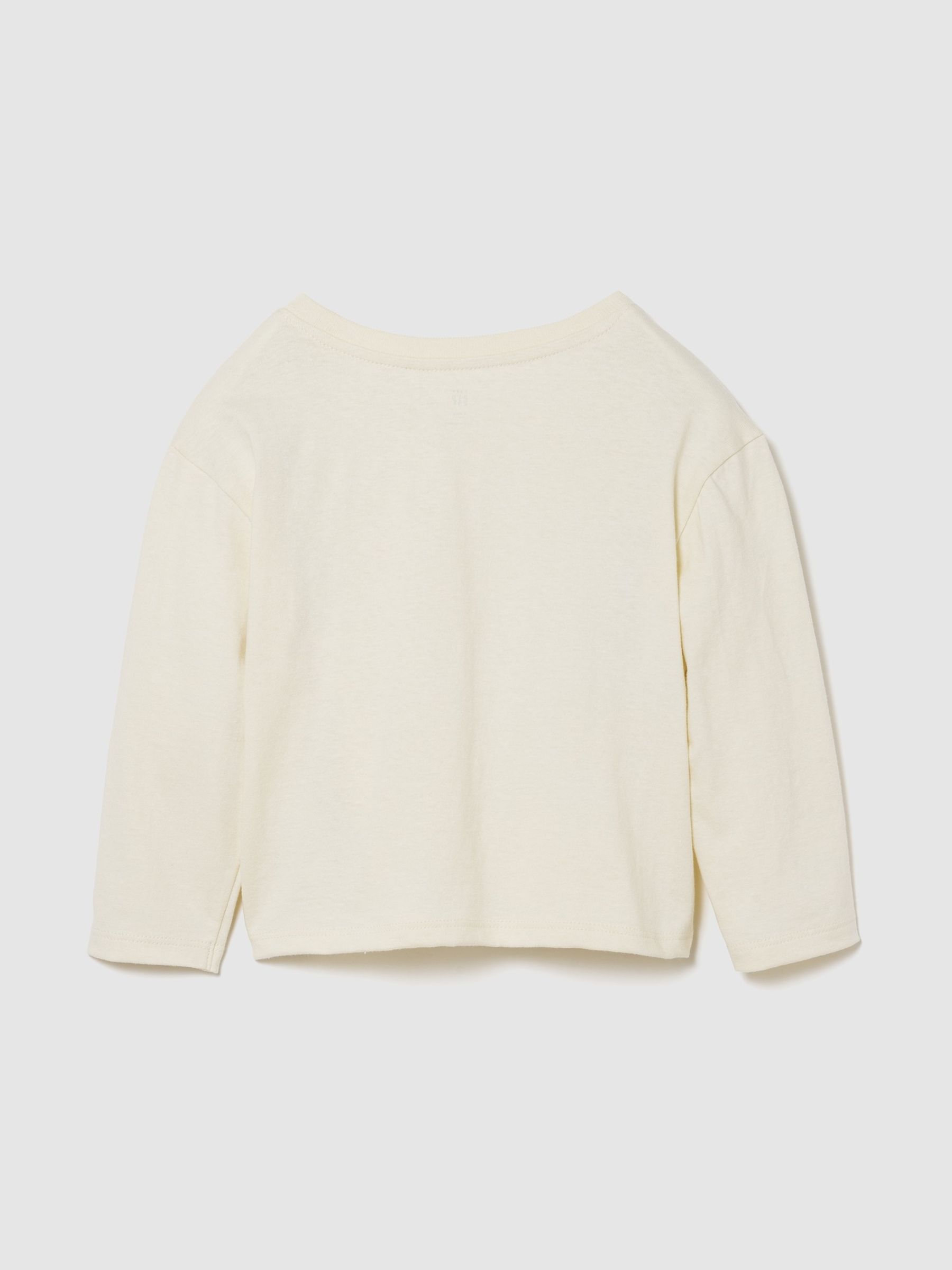 Cream Paw Patrol Logo Long Sleeve T-Shirt - Image 2 of 3