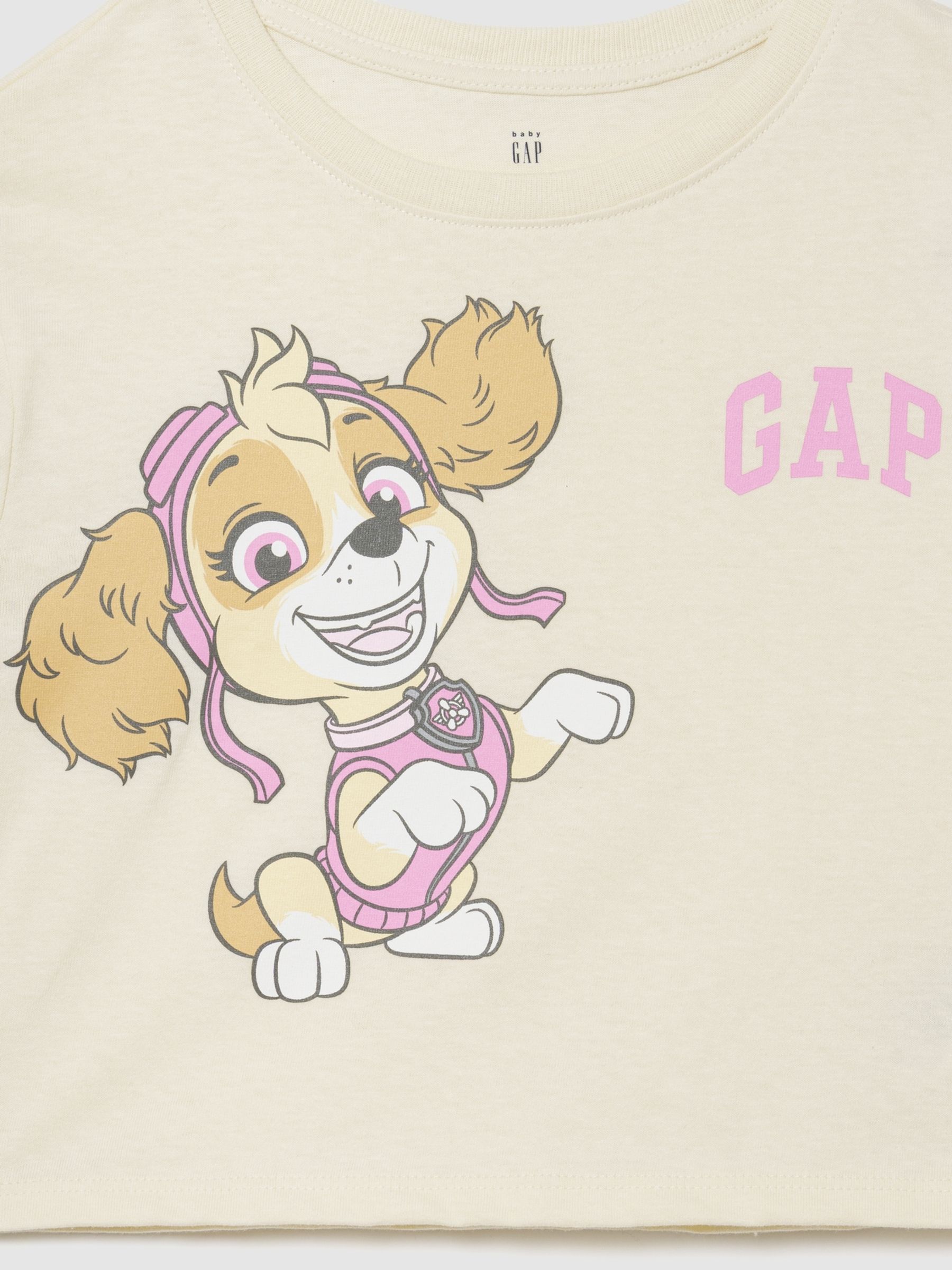 Cream Paw Patrol Logo Long Sleeve T-Shirt - Image 3 of 3