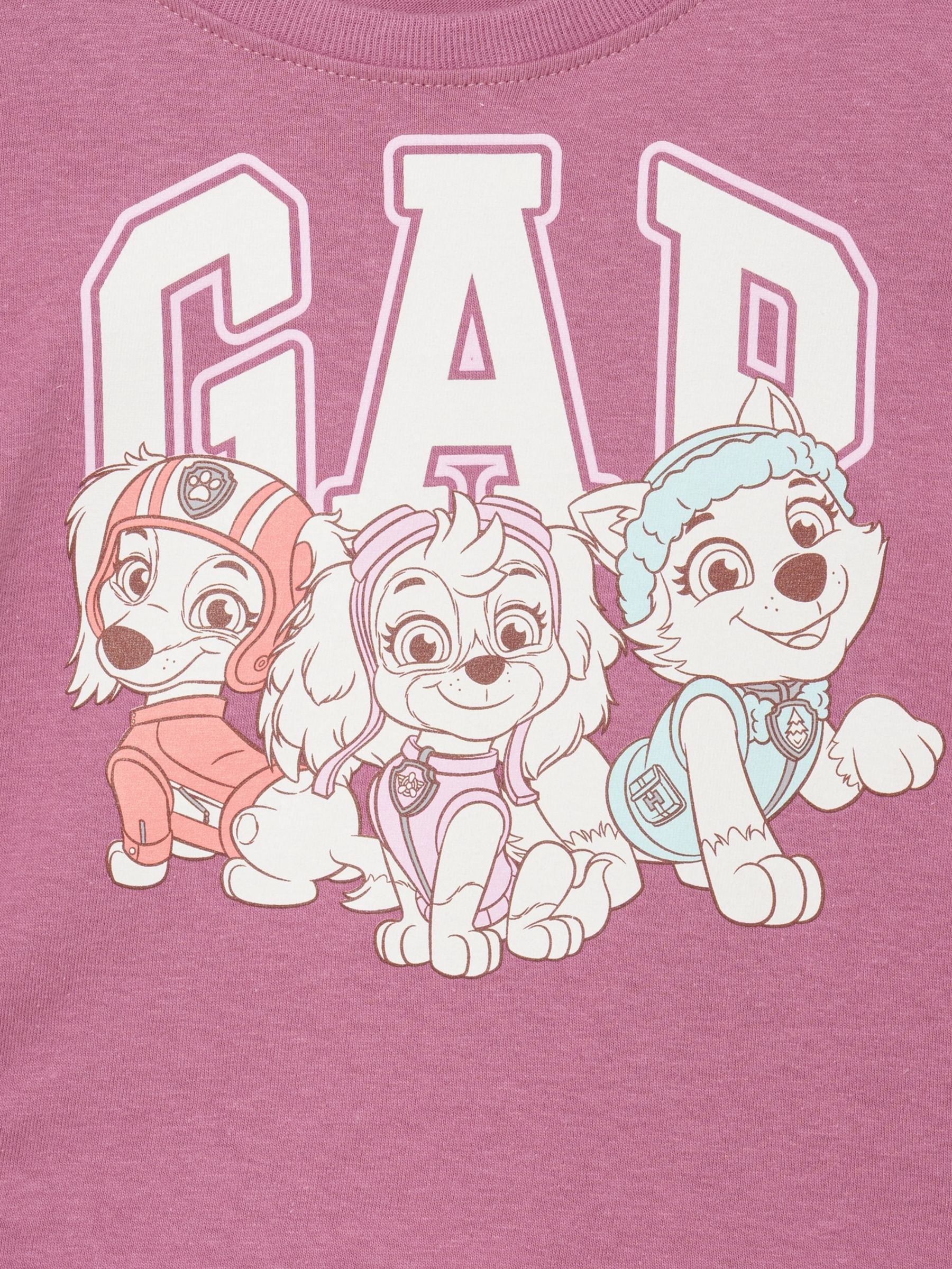 Pink Paw Patrol Logo Long Sleeve T-Shirt - Image 3 of 3
