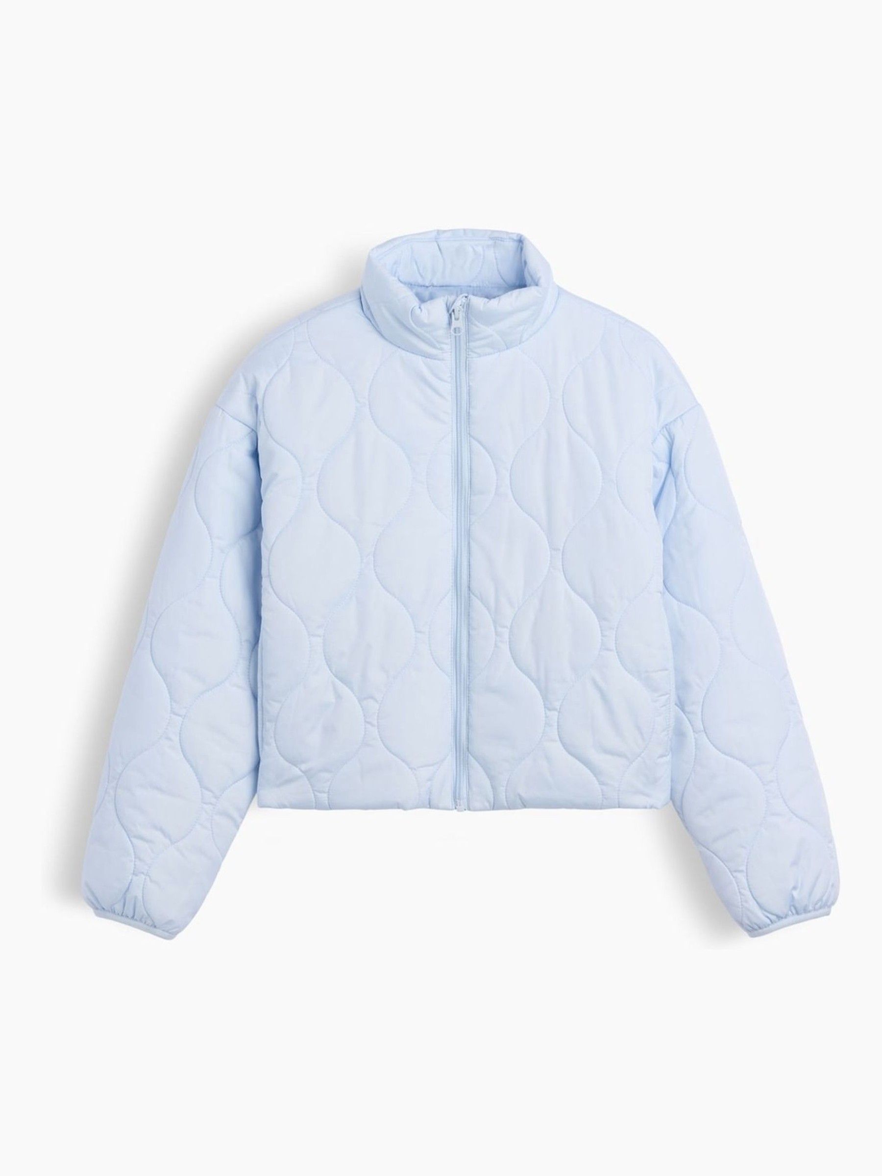 Blue Relaxed Puffer Jacket - Image 4 of 5
