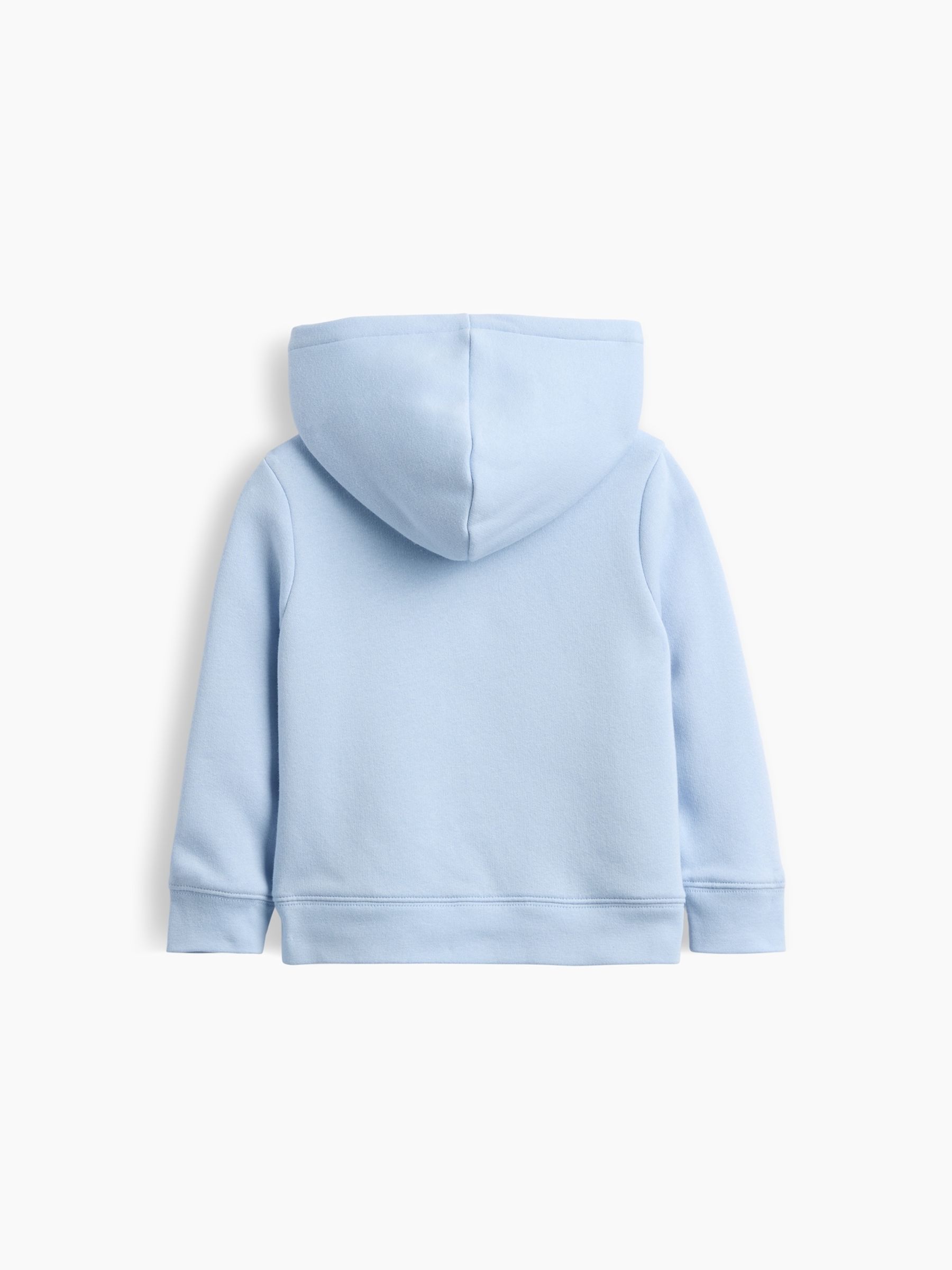 Blue Sherpa-Lined Logo Zip-Up Hoodie - Image 2 of 2