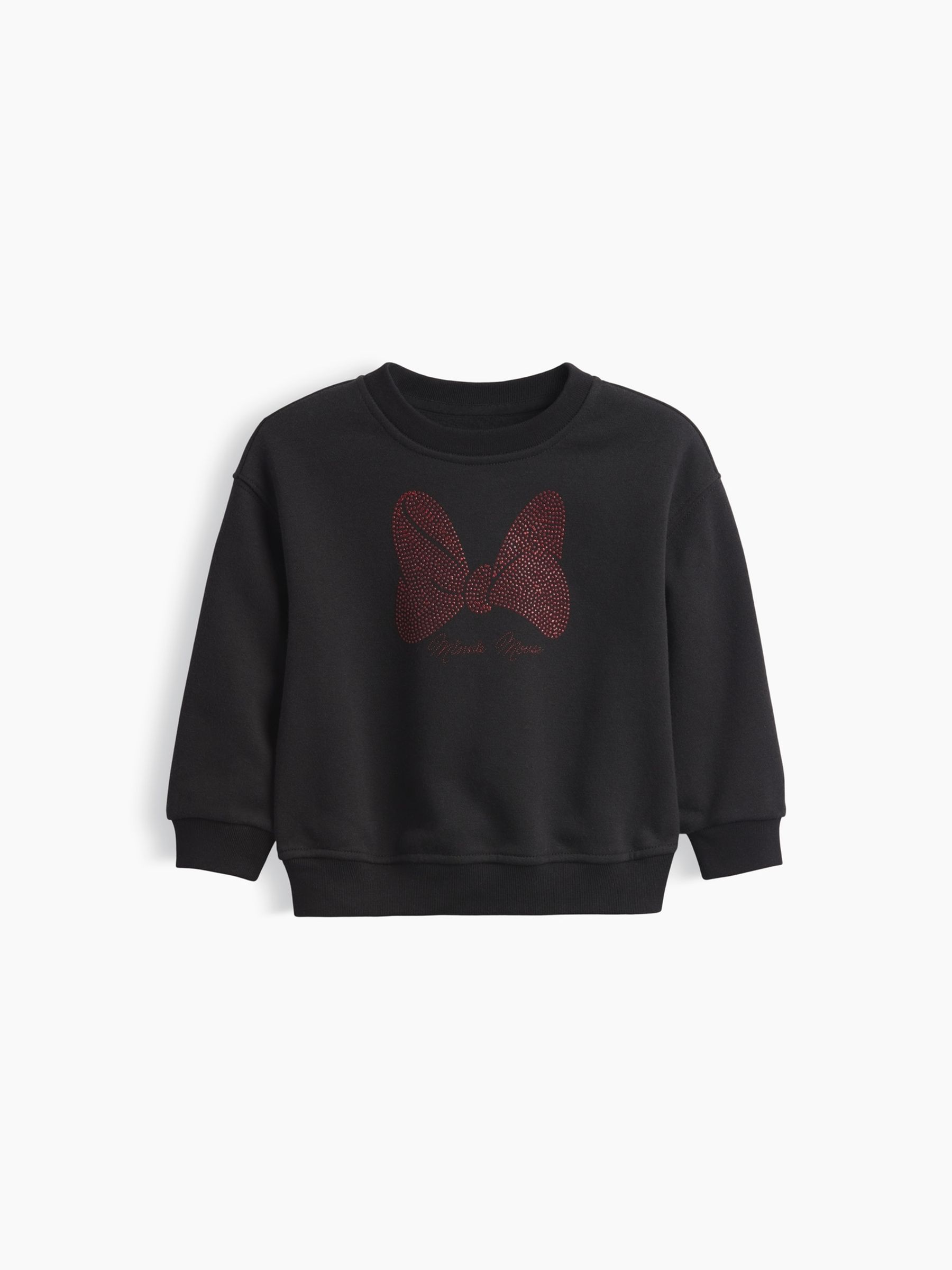 Black MInnie Mouse Disney Logo Sweatshirt - Image 1 of 3
