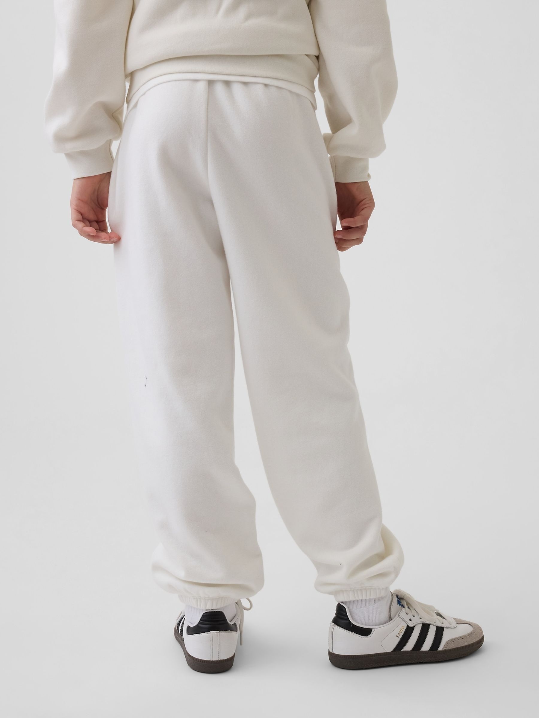 White Vintage Soft Relaxed Joggers - Image 2 of 6