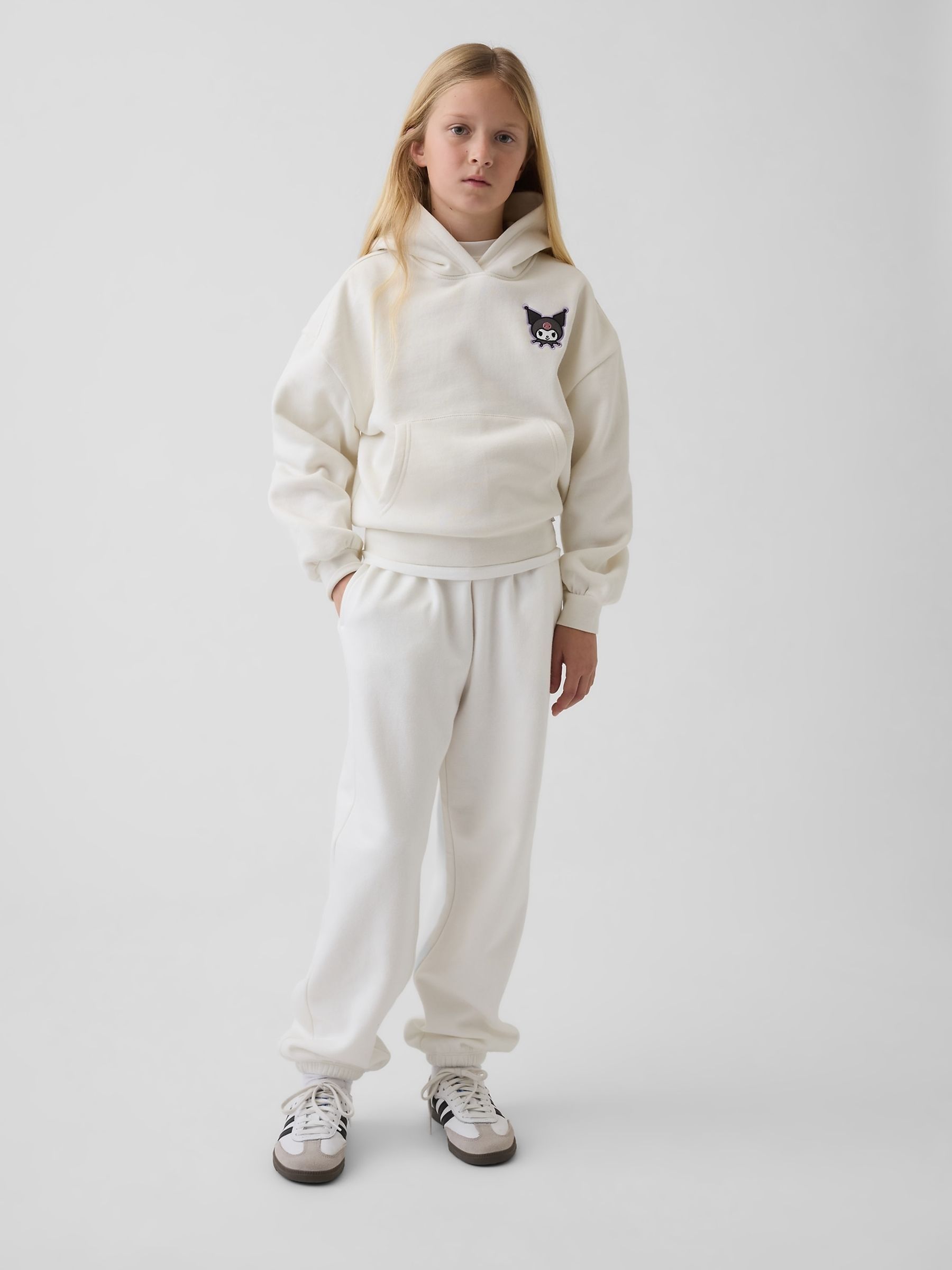 White Vintage Soft Relaxed Joggers - Image 3 of 6