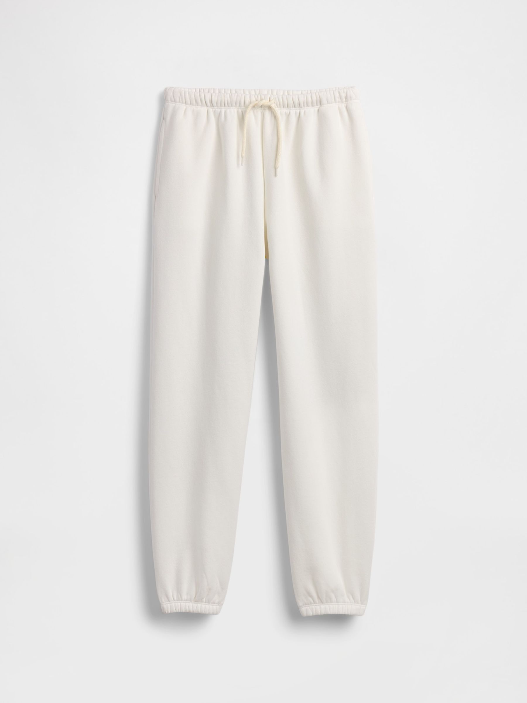 White Vintage Soft Relaxed Joggers - Image 4 of 6