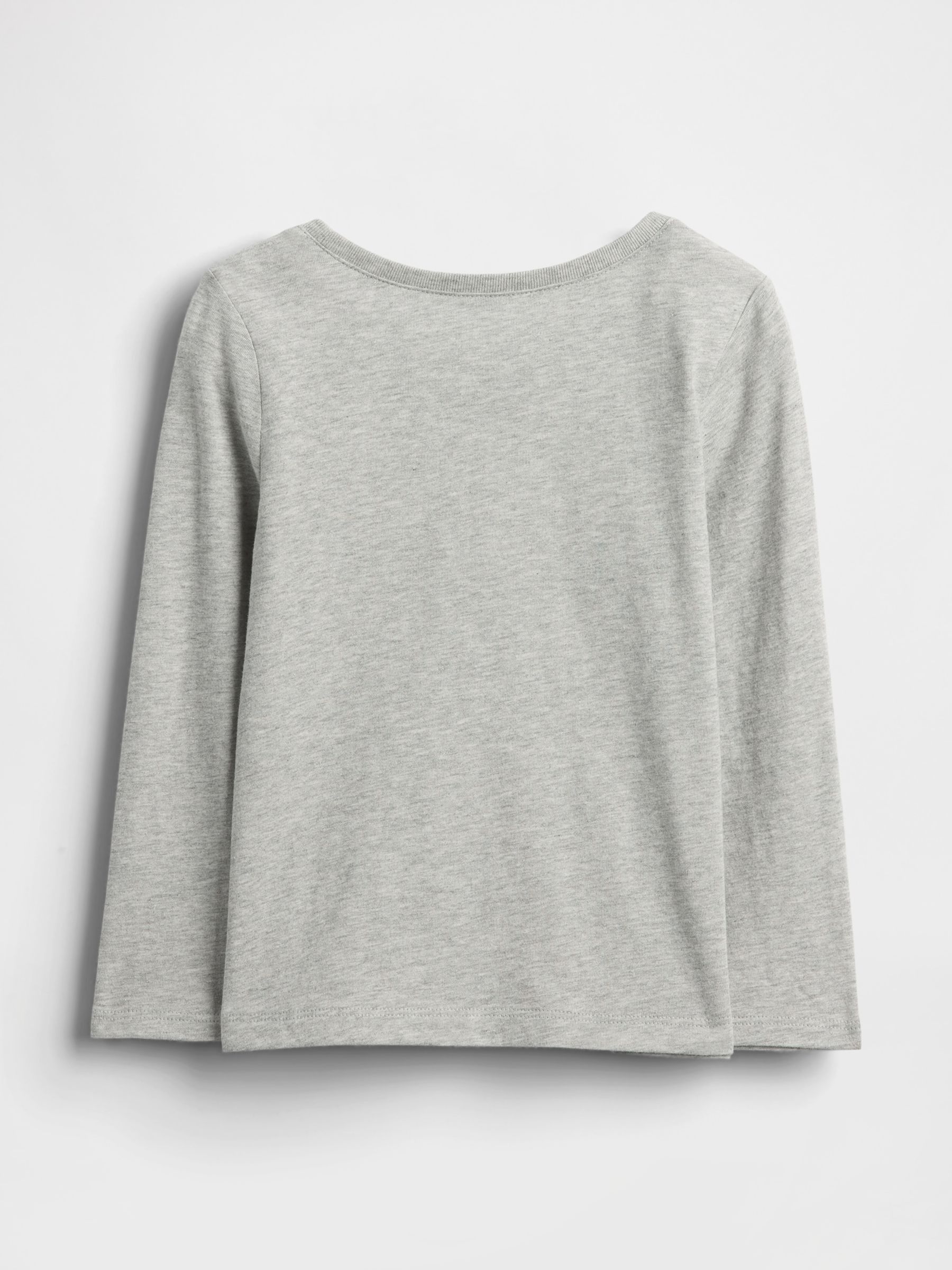 Grey Logo Long Sleeve T-Shirt - Image 2 of 3