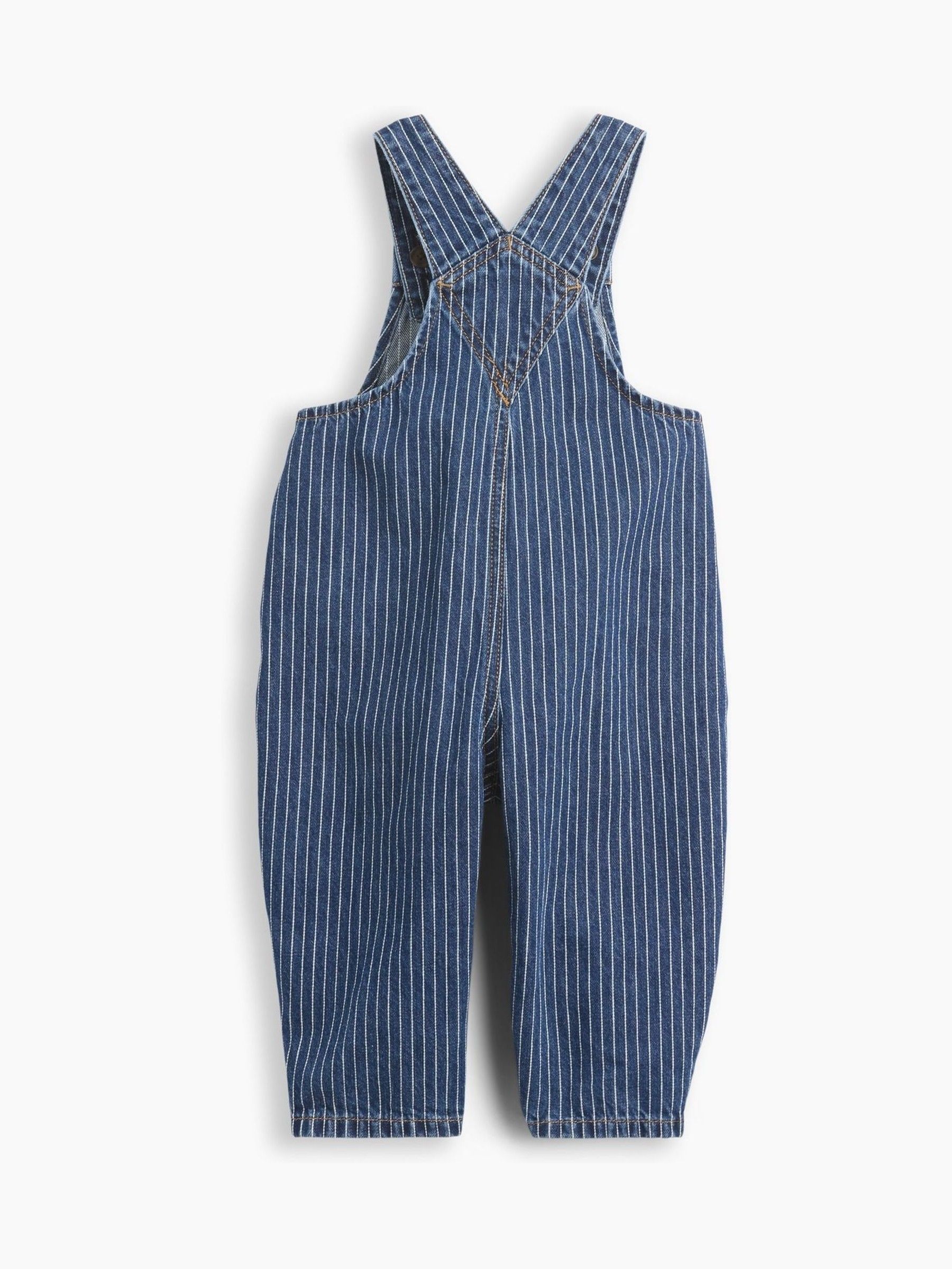 Blue Denim Stripe Brannan Bear Overalls - Image 2 of 3