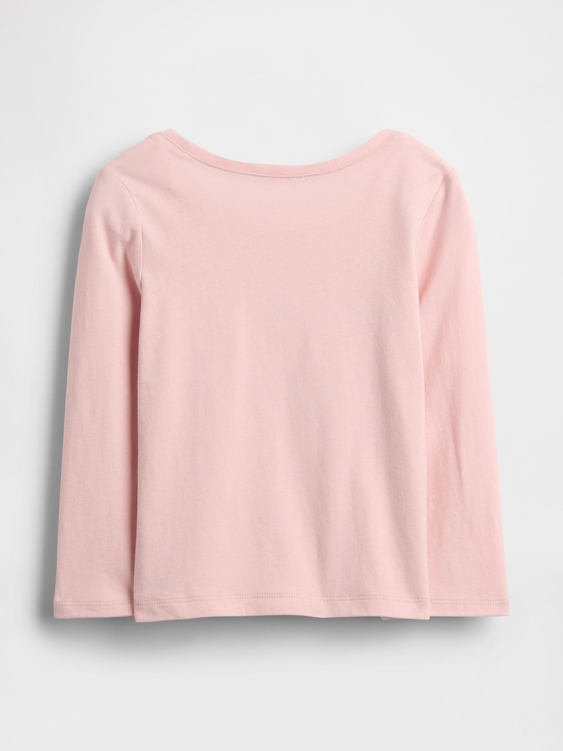 Pink Logo Long Sleeve T-Shirt - Image 2 of 3 Pink Logo Long Sleeve T-Shirt - Image 2 of 3