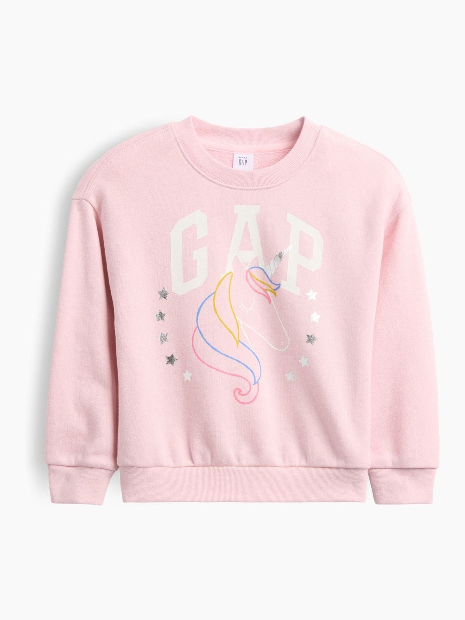Pink Unicorn French Terry Logo Sweatshirt - Image 2 of 4