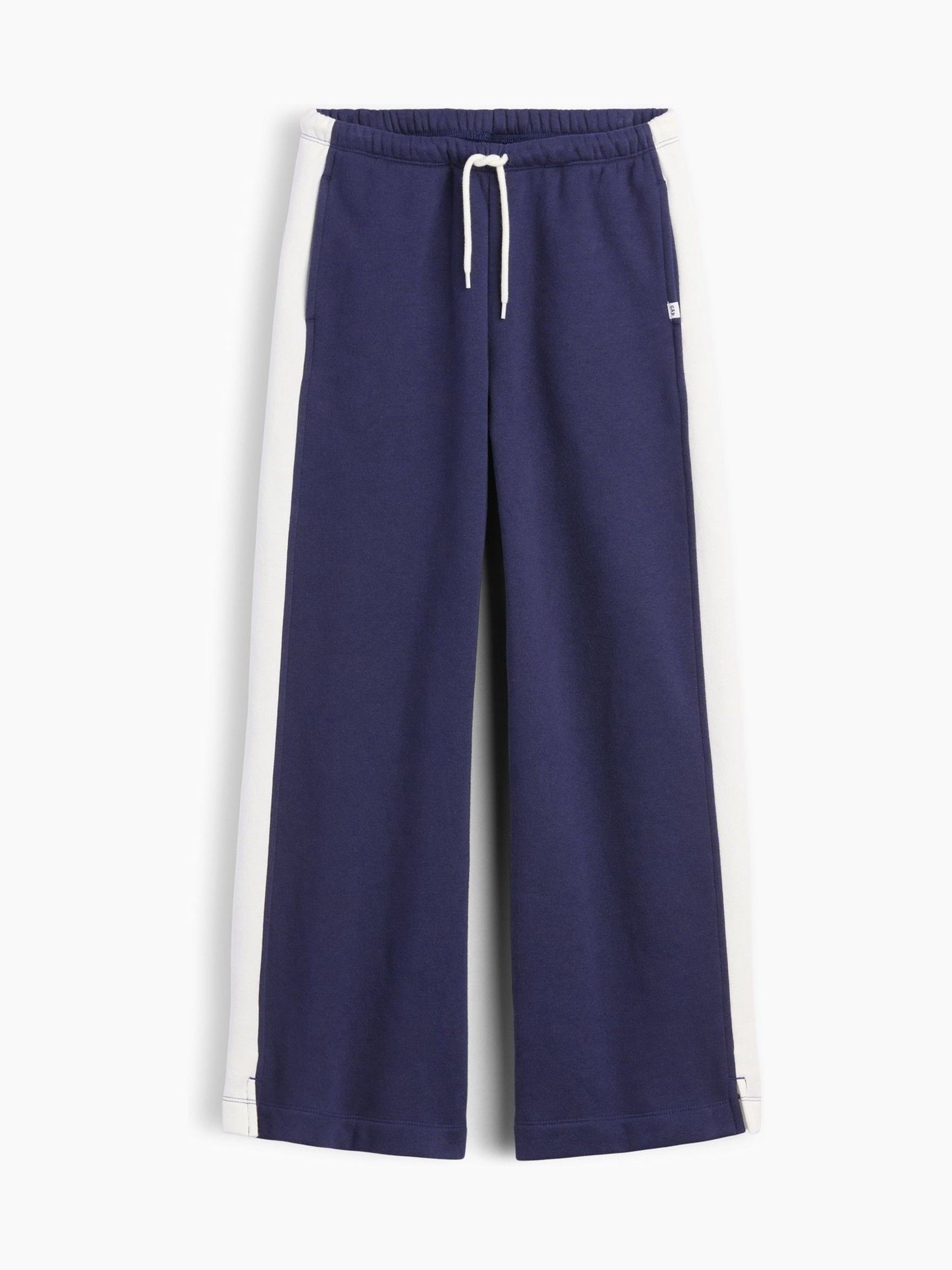 Navy/White VintageSoft Baggy Varsity Joggers - Image 4 of 5
