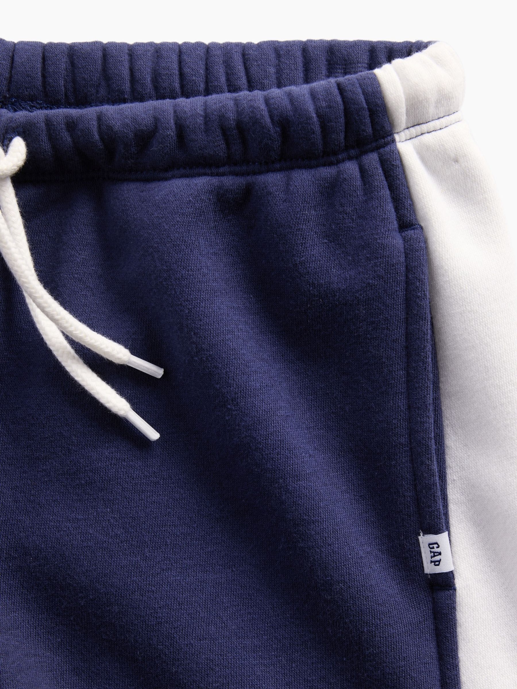 Navy/White VintageSoft Baggy Varsity Joggers - Image 5 of 5