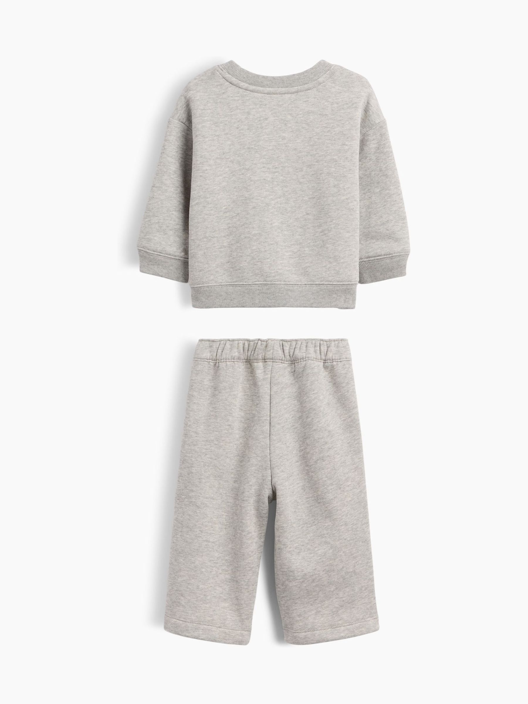 Grey Vintage Soft Brannan Bear Logo Sweatshirt Set - Image 2 of 3
