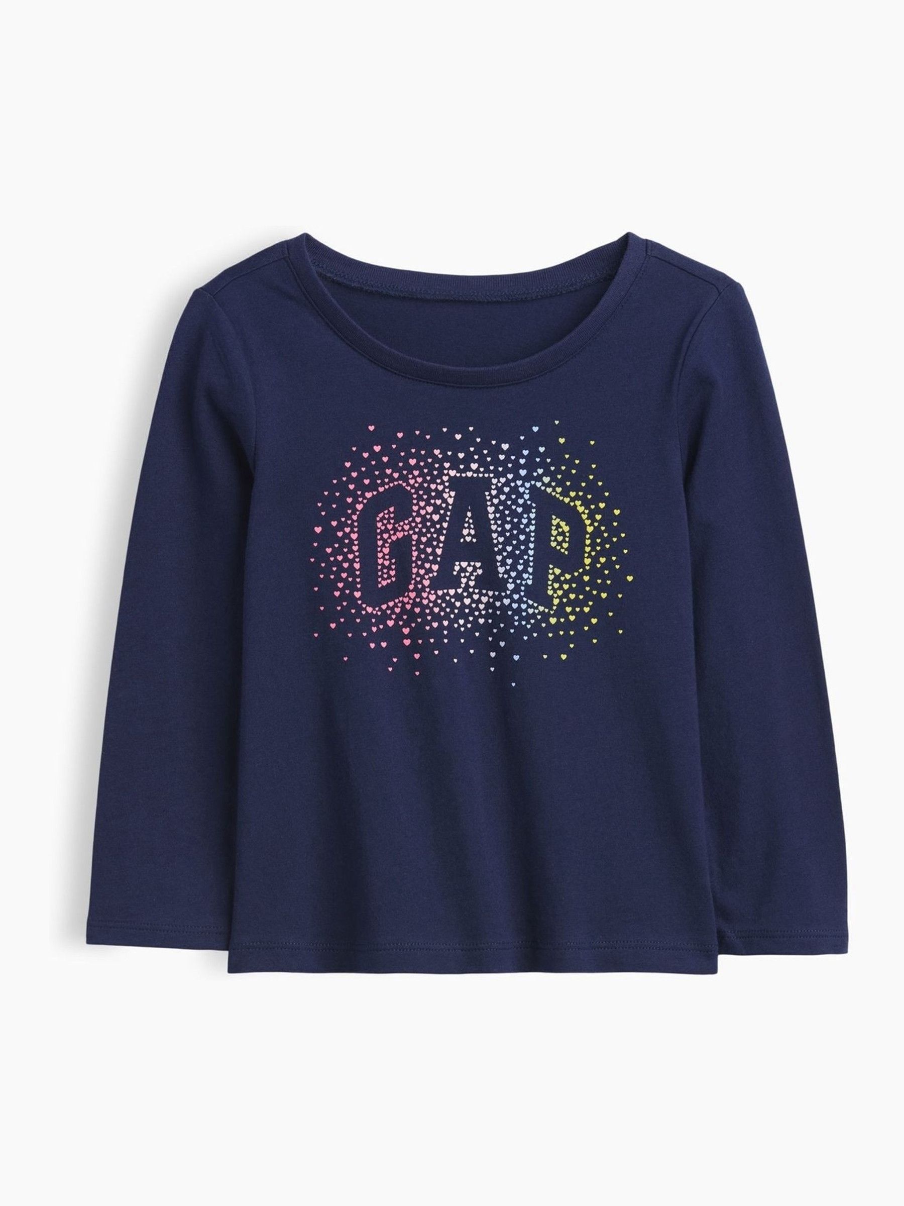 Navy Rainbow Logo Short Sleeve T-shirt - Image 1 of 3 Navy Rainbow Logo Short Sleeve T-shirt - Image 1 of 3