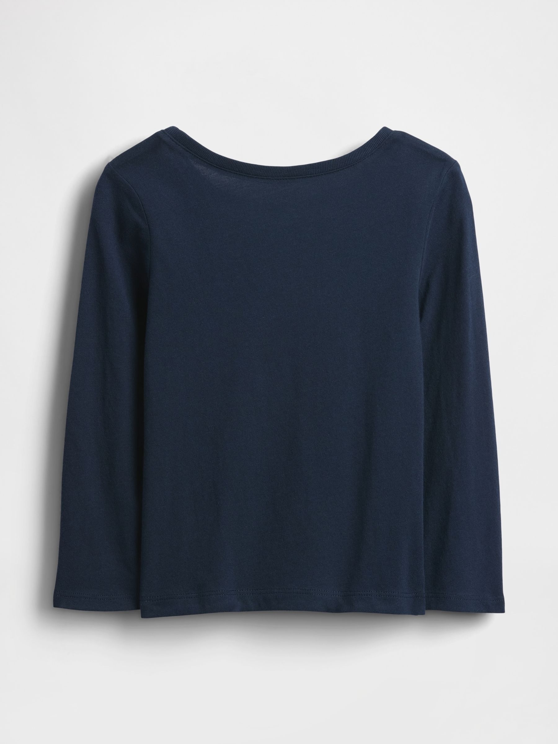 Navy Logo Long Sleeve T-Shirt - Image 2 of 3