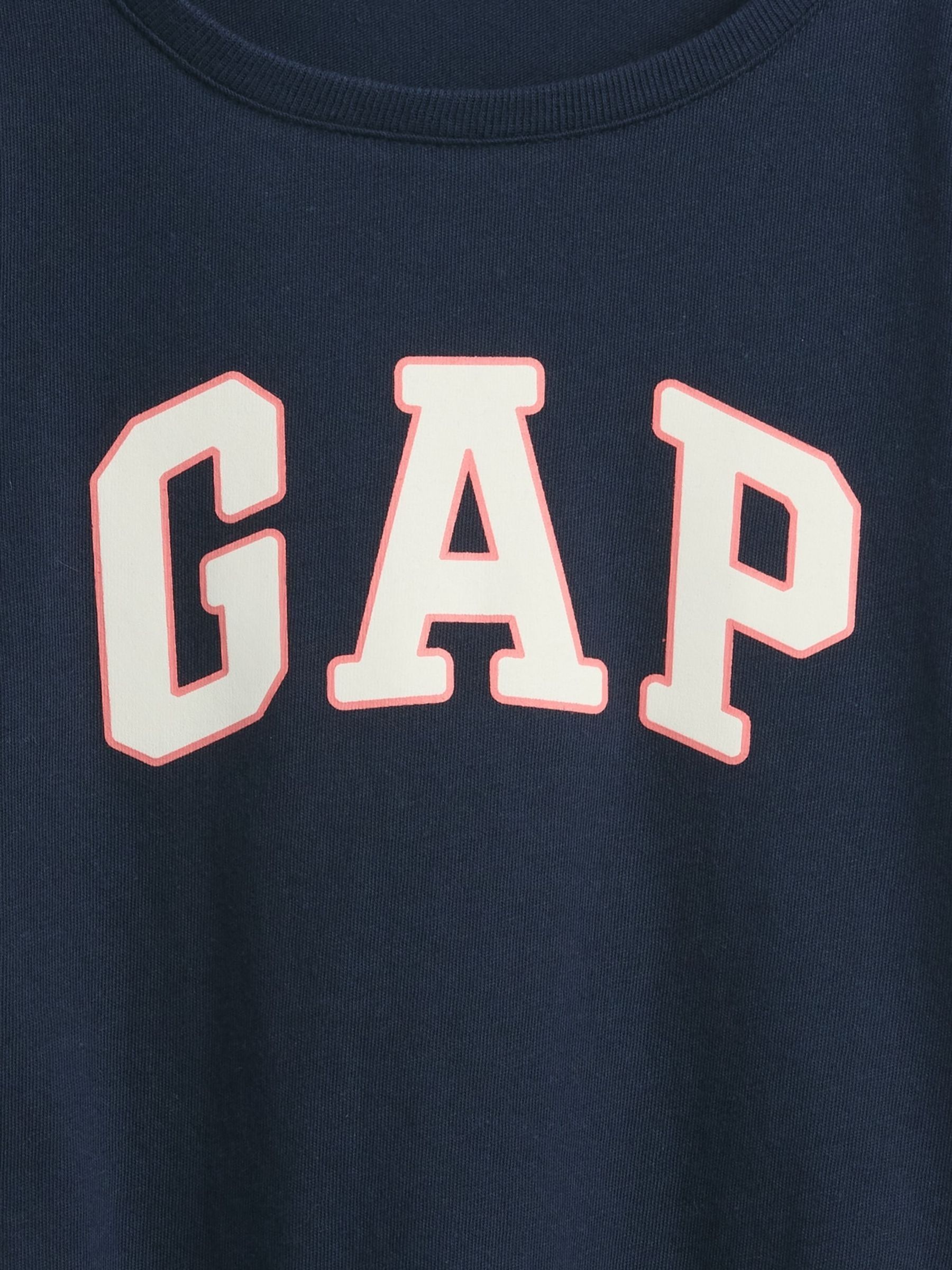 Navy Logo Long Sleeve T-Shirt - Image 3 of 3
